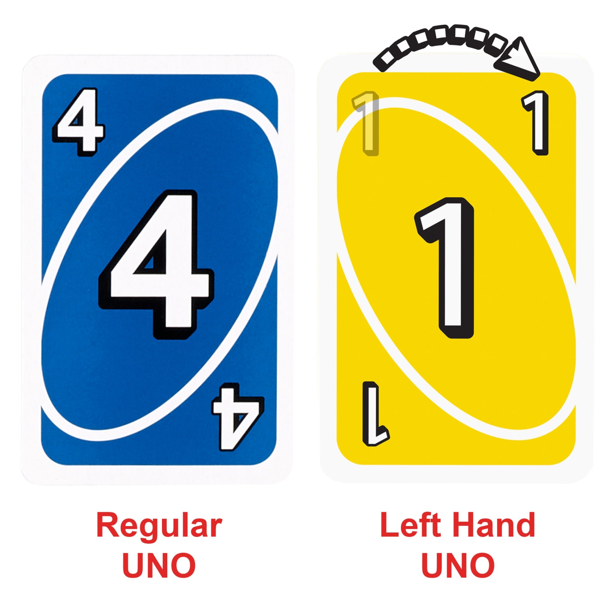 UNO Card Games. Left Hand UNO Game in Storage Tin - Image 3