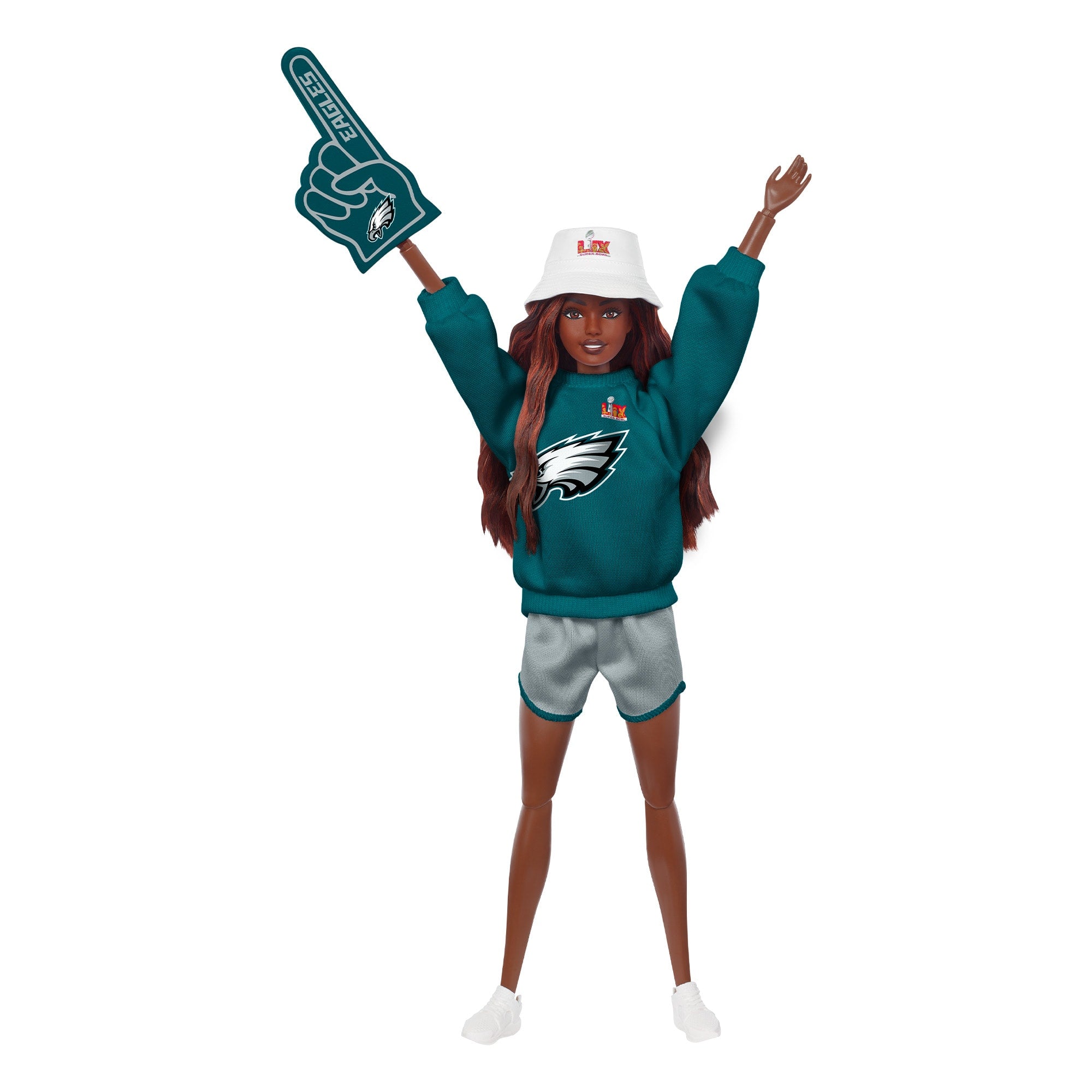 Barbie x Super Bowl Eagles Doll 1 - Image 5