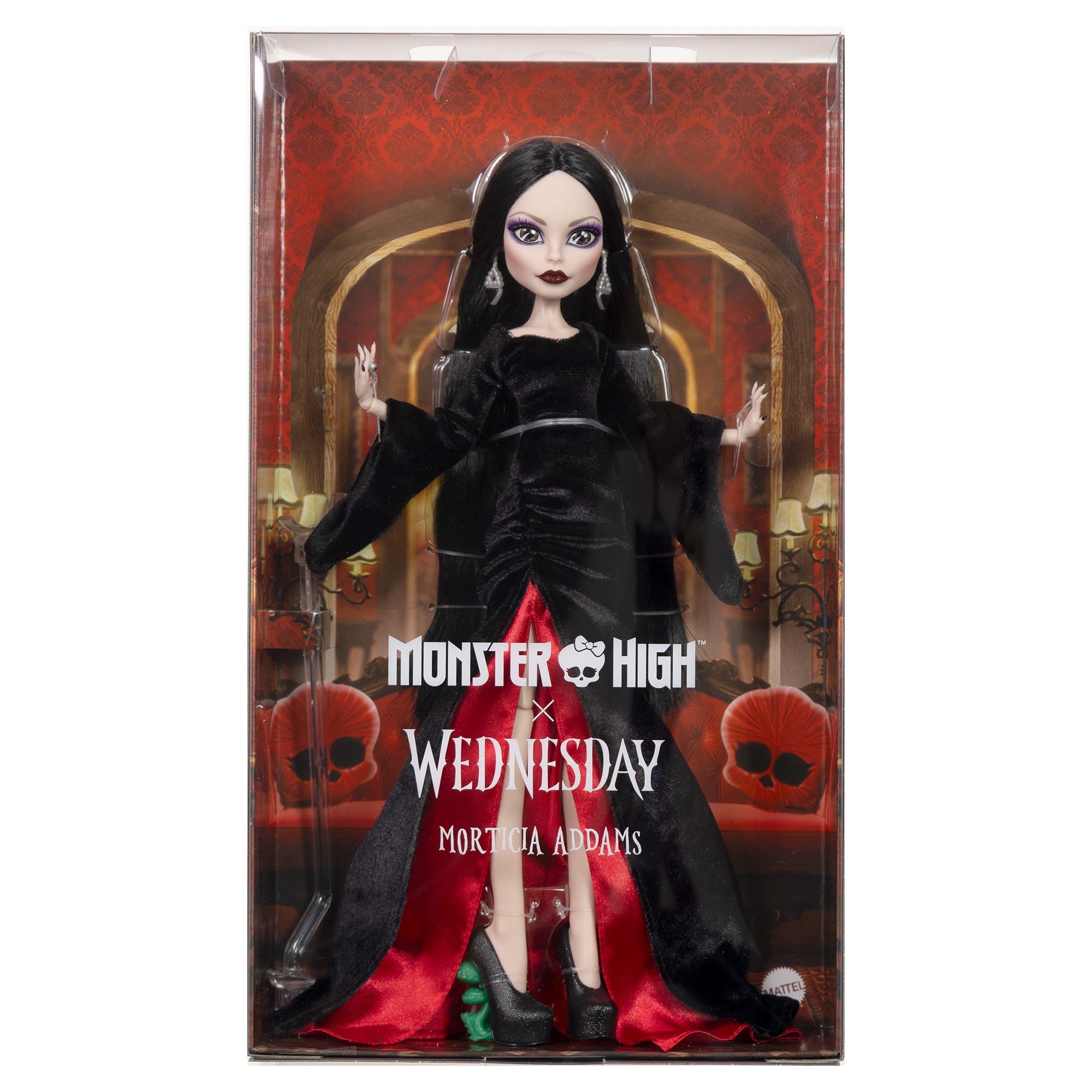 Monster High Wednesday Morticia Addams Skullector Doll - Image 9