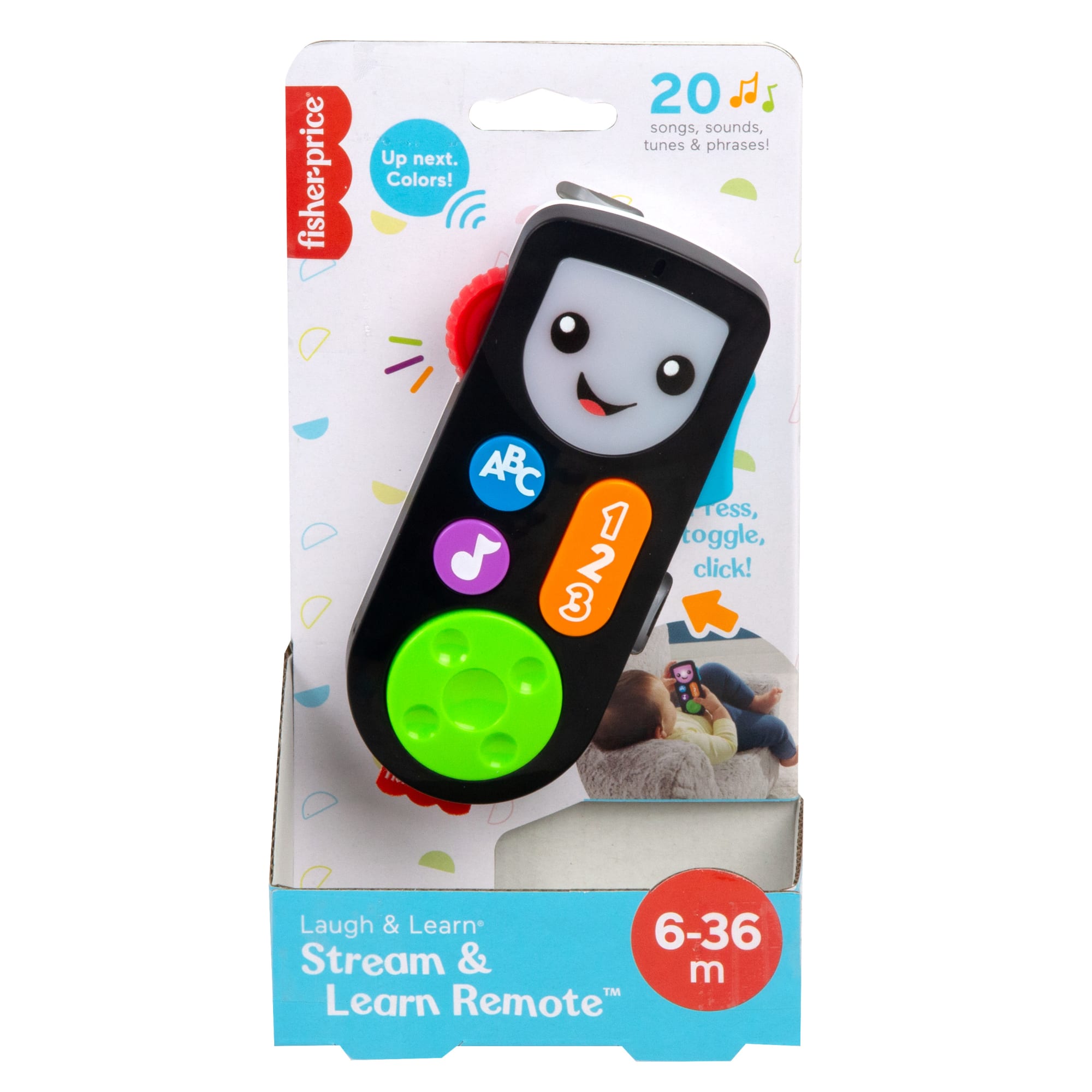Fisher-Price Laugh & Learn Stream & Learn Remote Electronic Learning Toy For Infants - Image 6