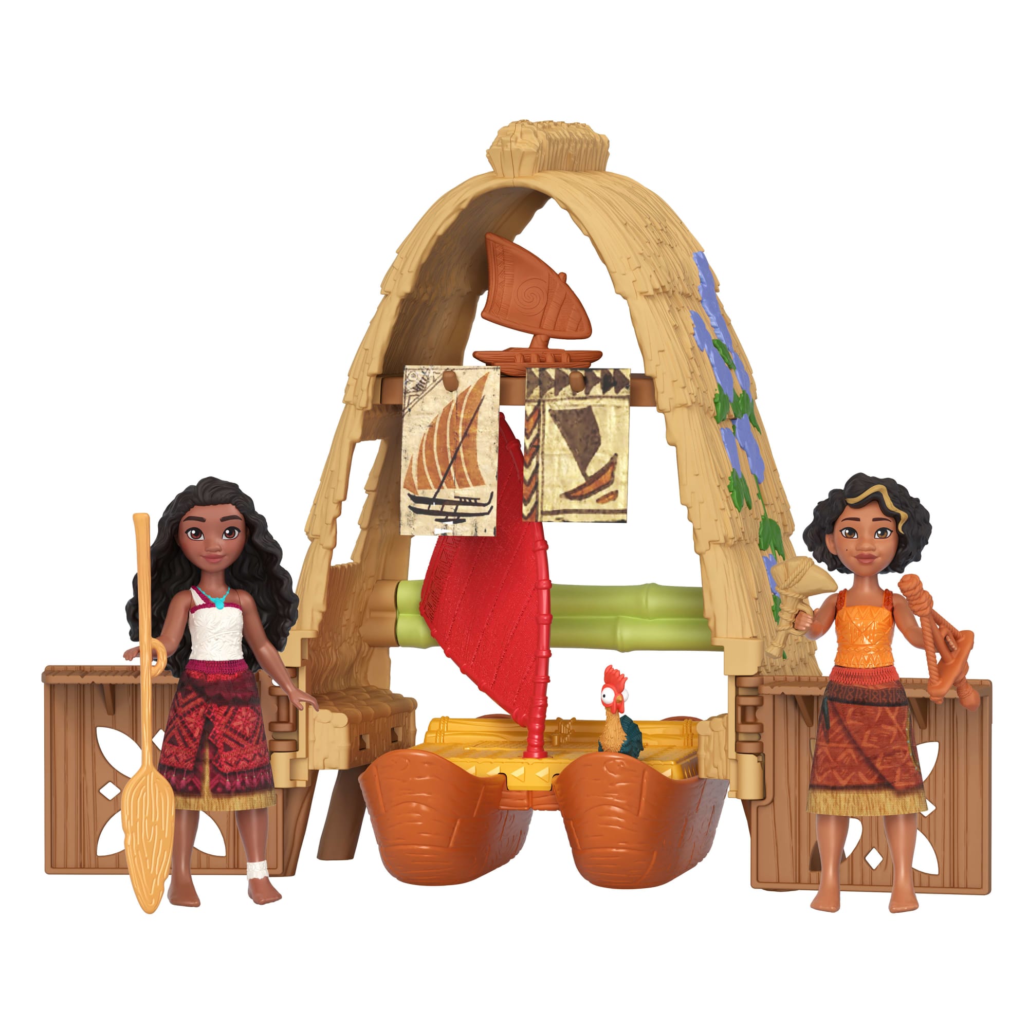 Moana 2 Conjunto de Brinquedo Moana e Loto com Acessórios - Image 5