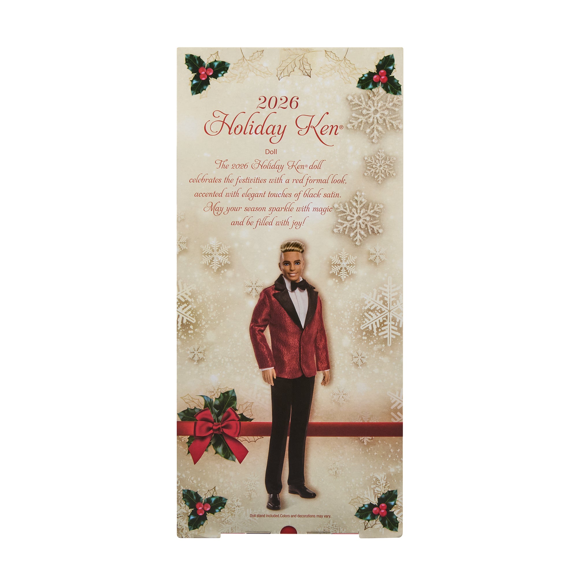 Barbie Signature 2026 Holiday Ken Doll with Blonde Hair - Image 8