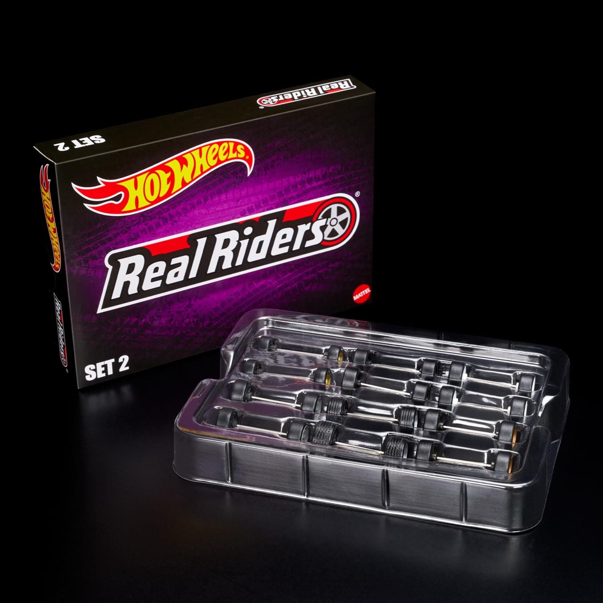 Hot Wheels RLC Exclusive Real Riders Wheels Pack - Set 2 - Image 2