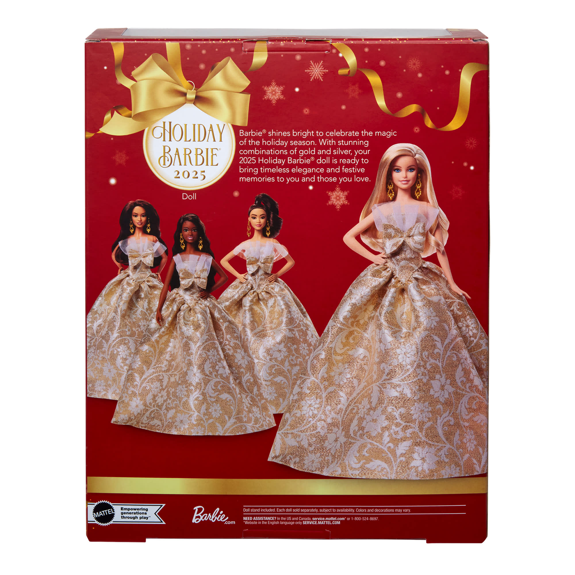 2025 Holiday Barbie Doll 5 - Image 9