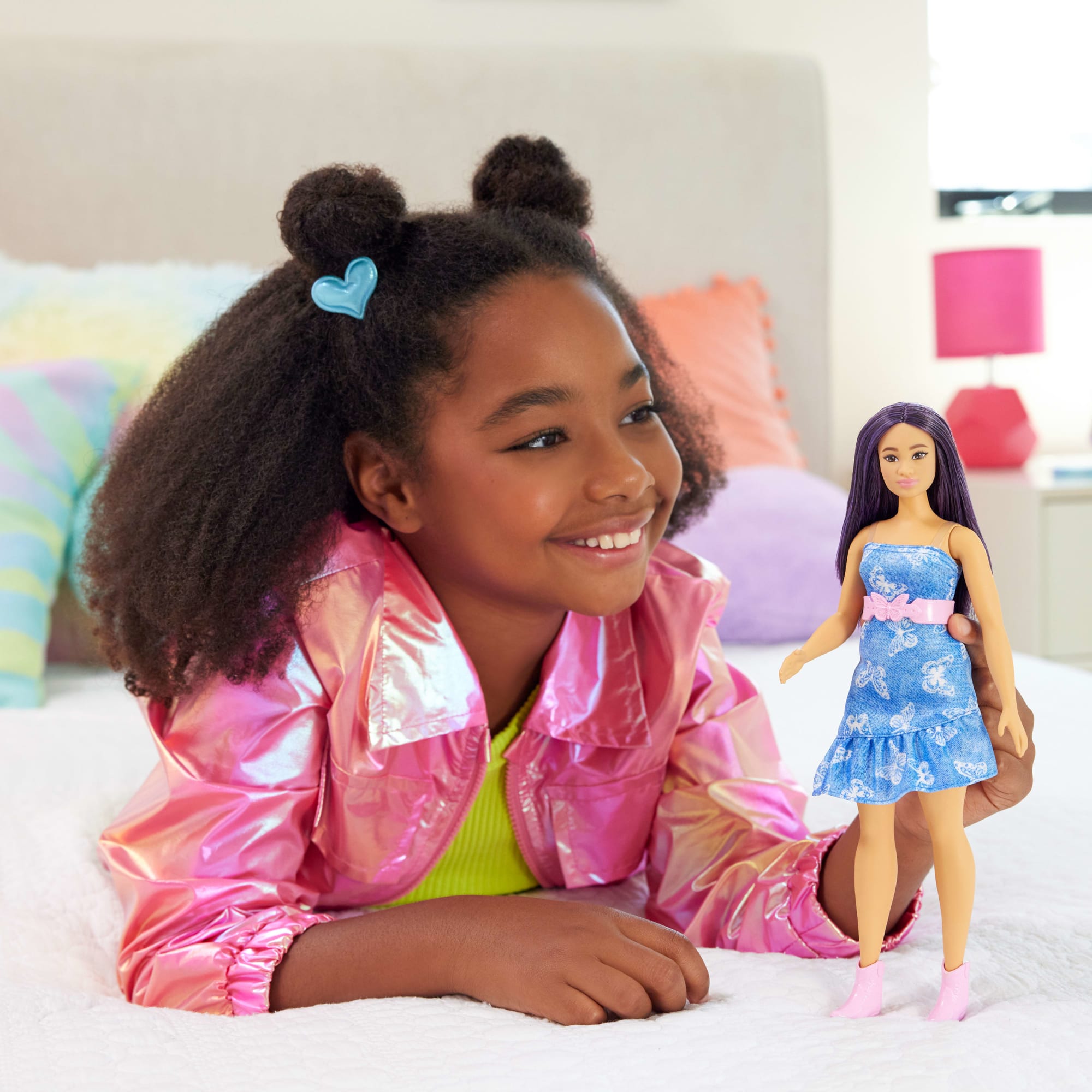 Barbie-Barbie Fashionistas-Poupée Robe Azur Papillon - Image 2