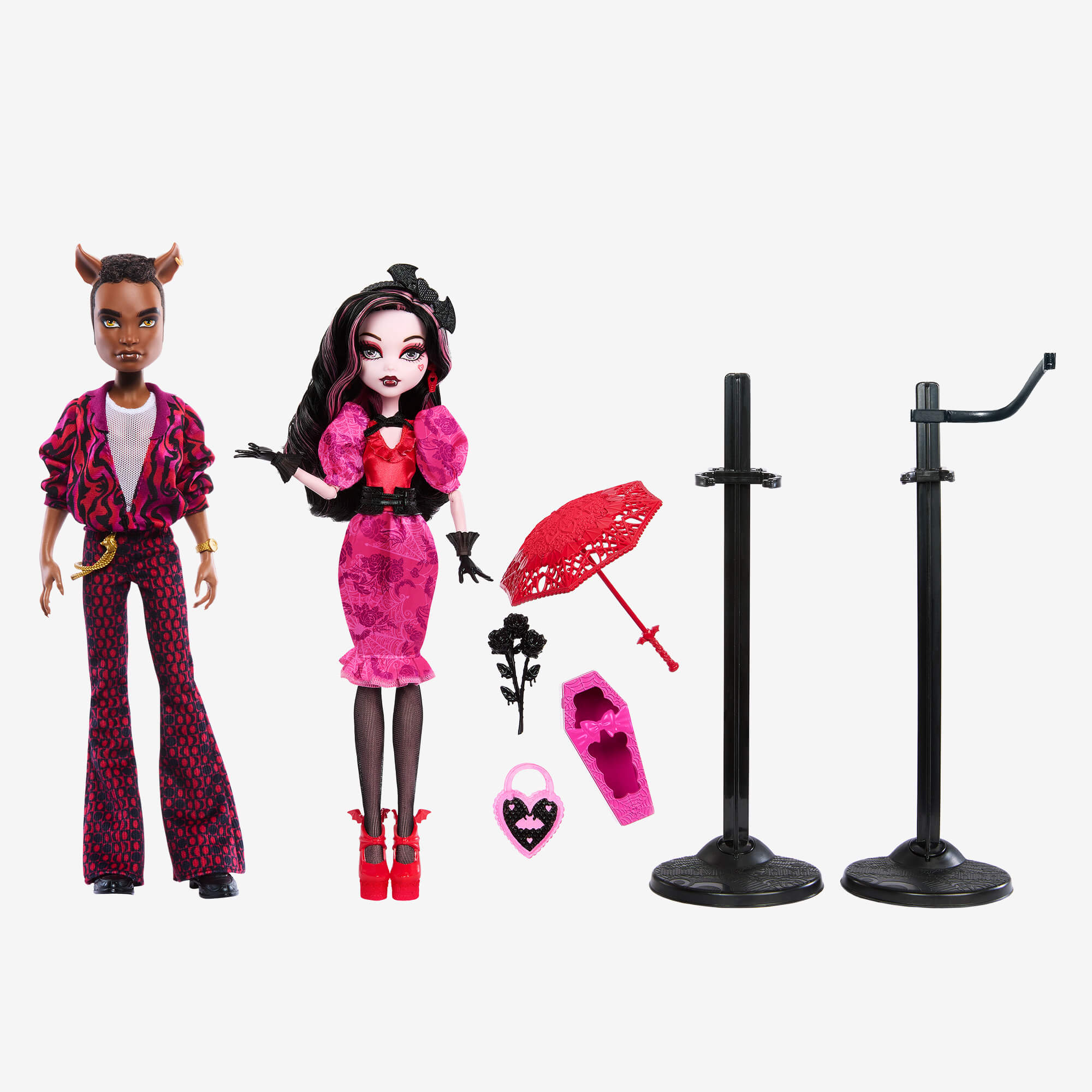 Monster High Draculaura and Clawd Wolf Howliday Love 2-Pack - Image 6