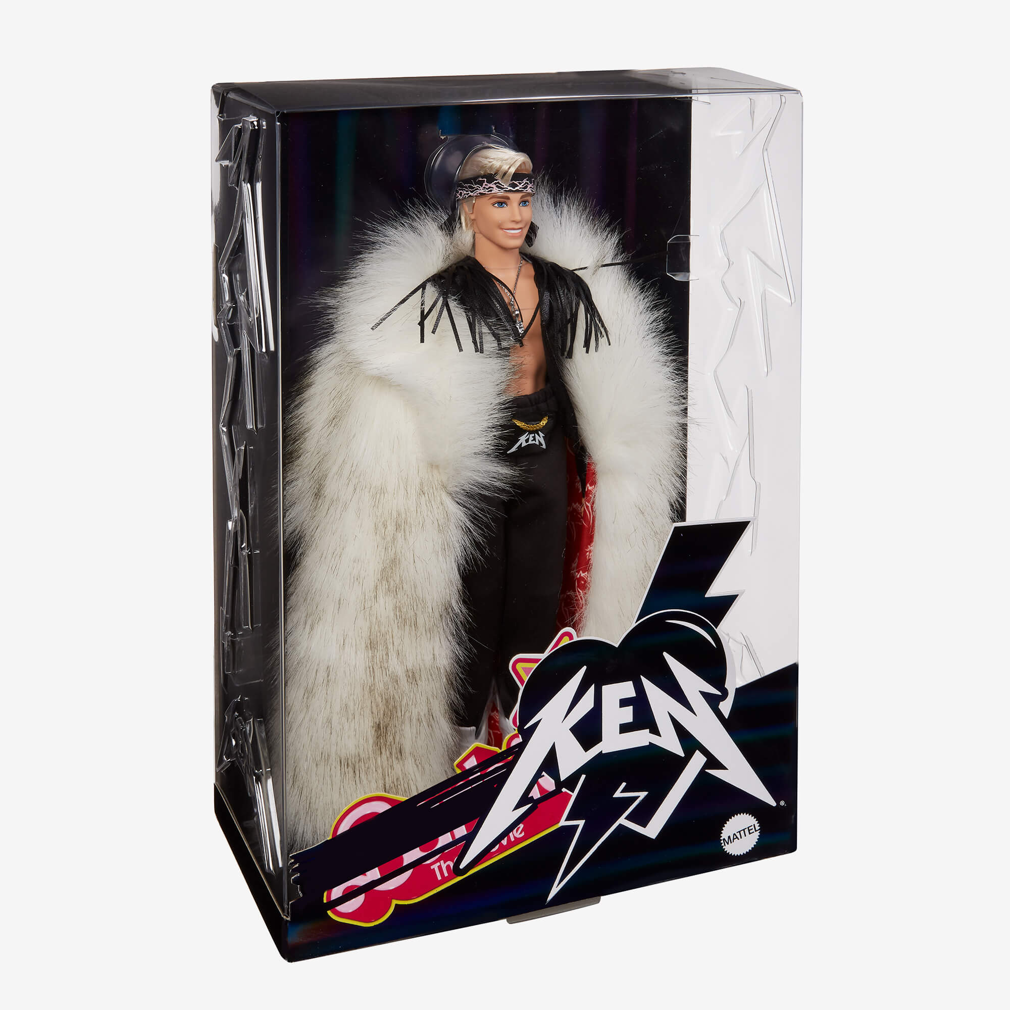 Ken Doll in Faux Fur Coat and Black Fringe Vest – Barbie The Movie - Image 17