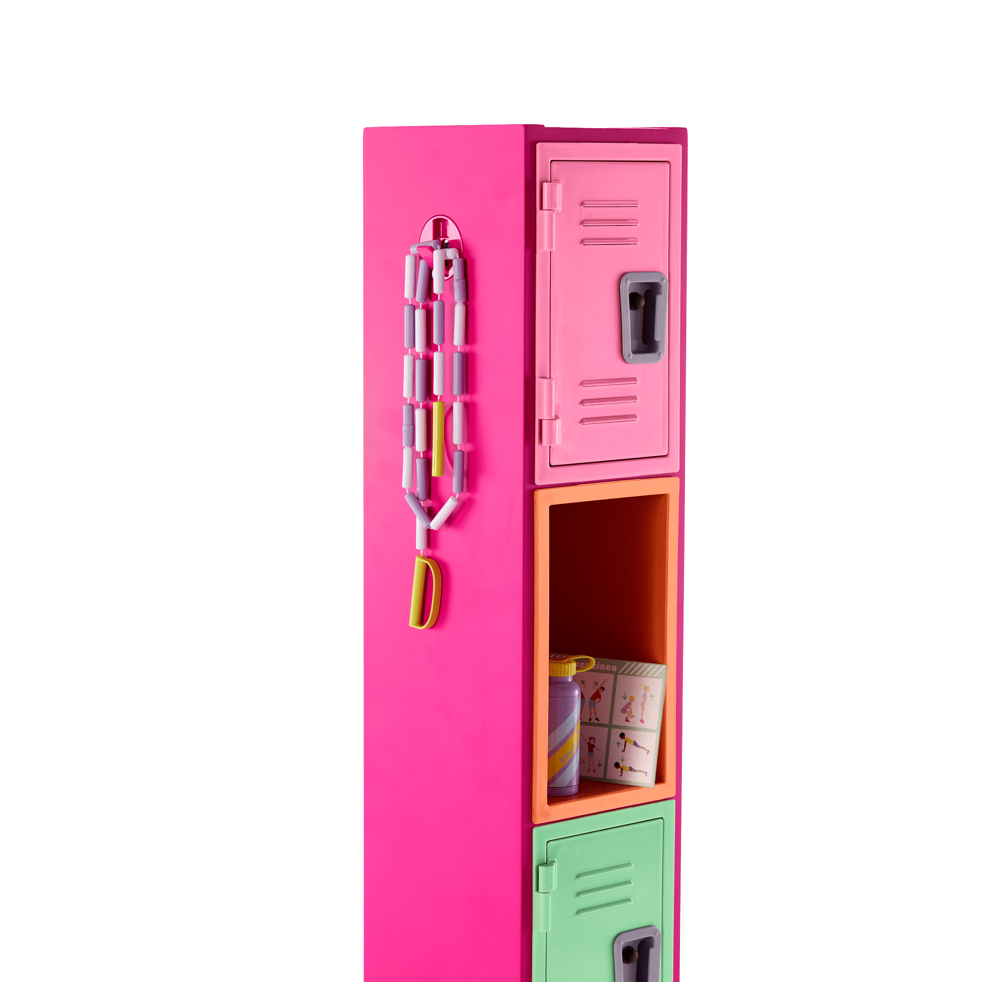Colorful Cubbies Locker Set for 18-inch Dolls - Image 2
