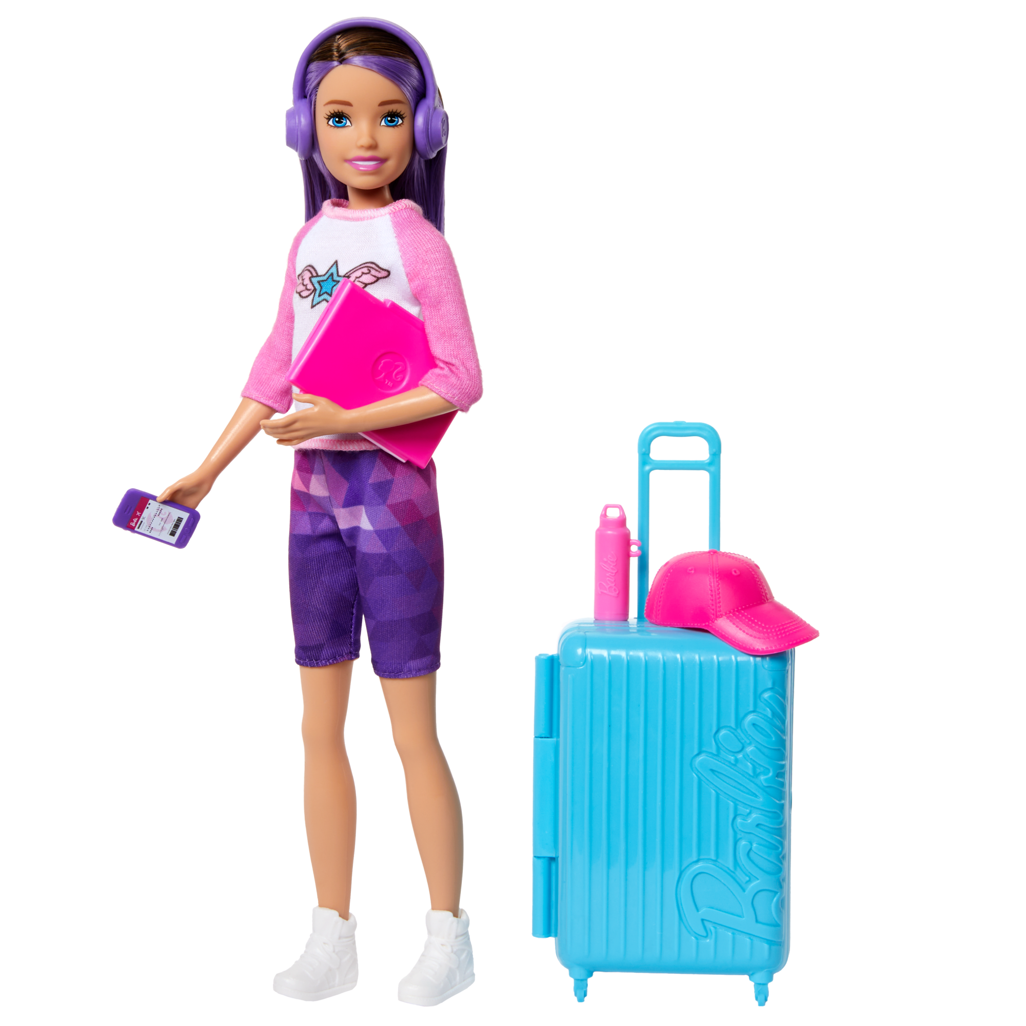 Barbie Skipper Poupée et 10Accessoires Coffret Voyage - Image 3