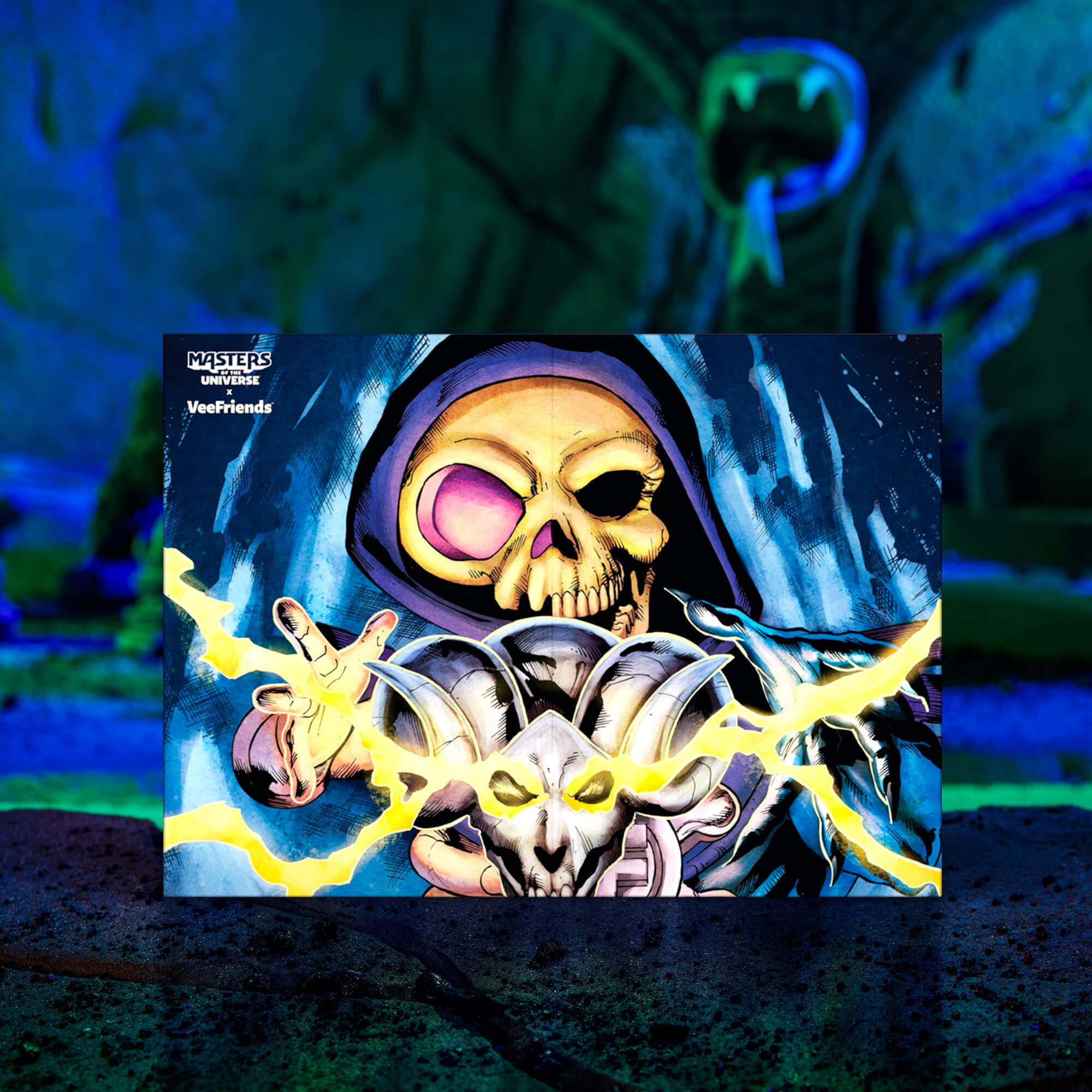 Masters of the Universe Skeletor x VeeFriends Skilled Skeleton 2-Pack - Image 16