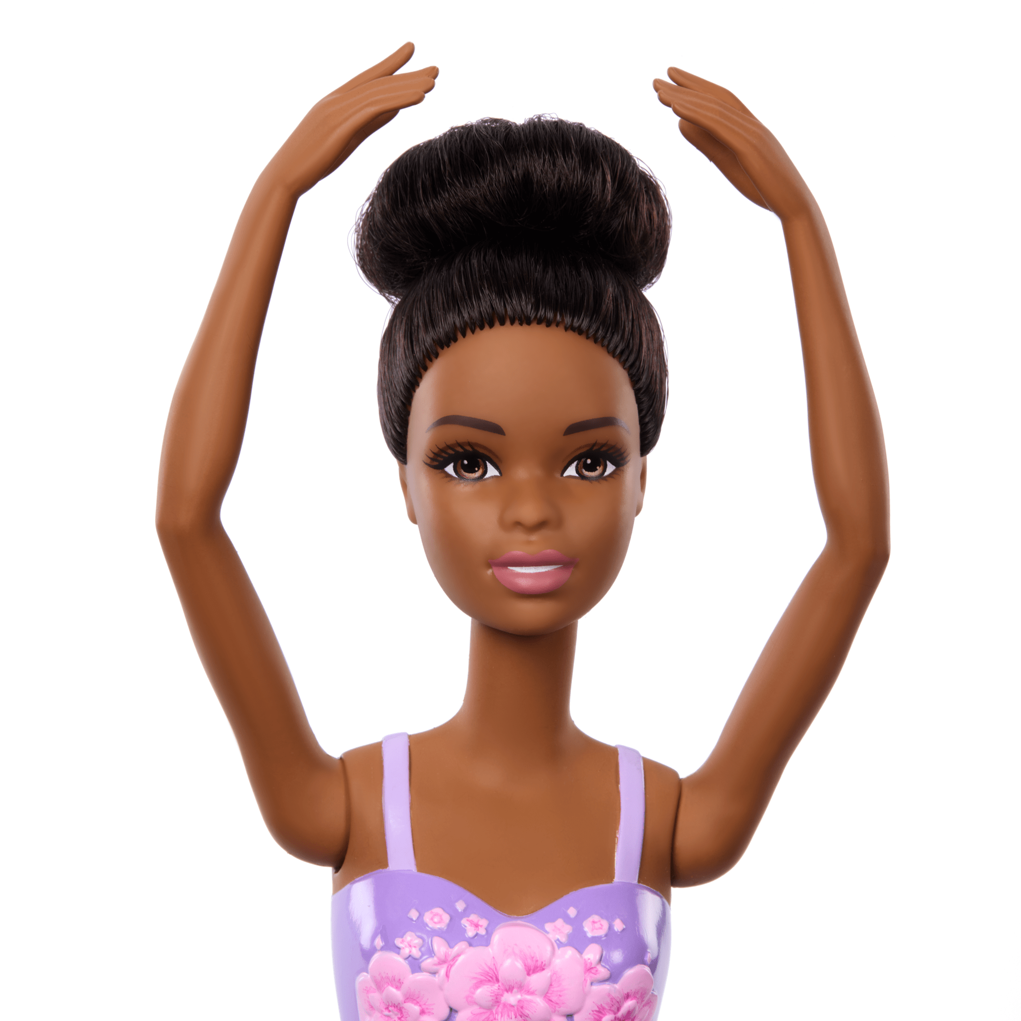 Barbie-Barbie Ballerine-Poupée Brune Avec Tutu Amovible Violet - Image 2