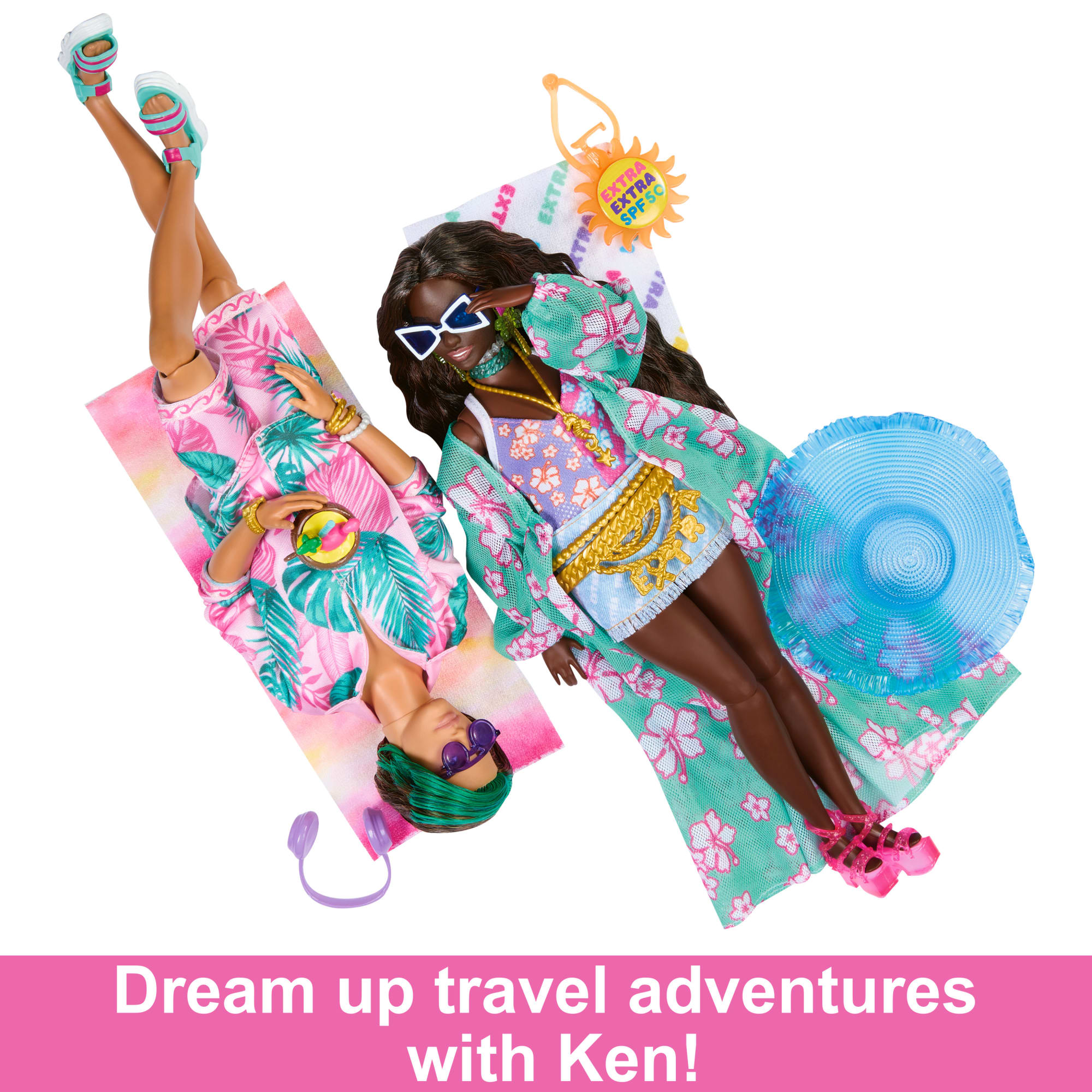 Travel Barbie Doll With Beach Fashion. Barbie Extra Fly - Image 4