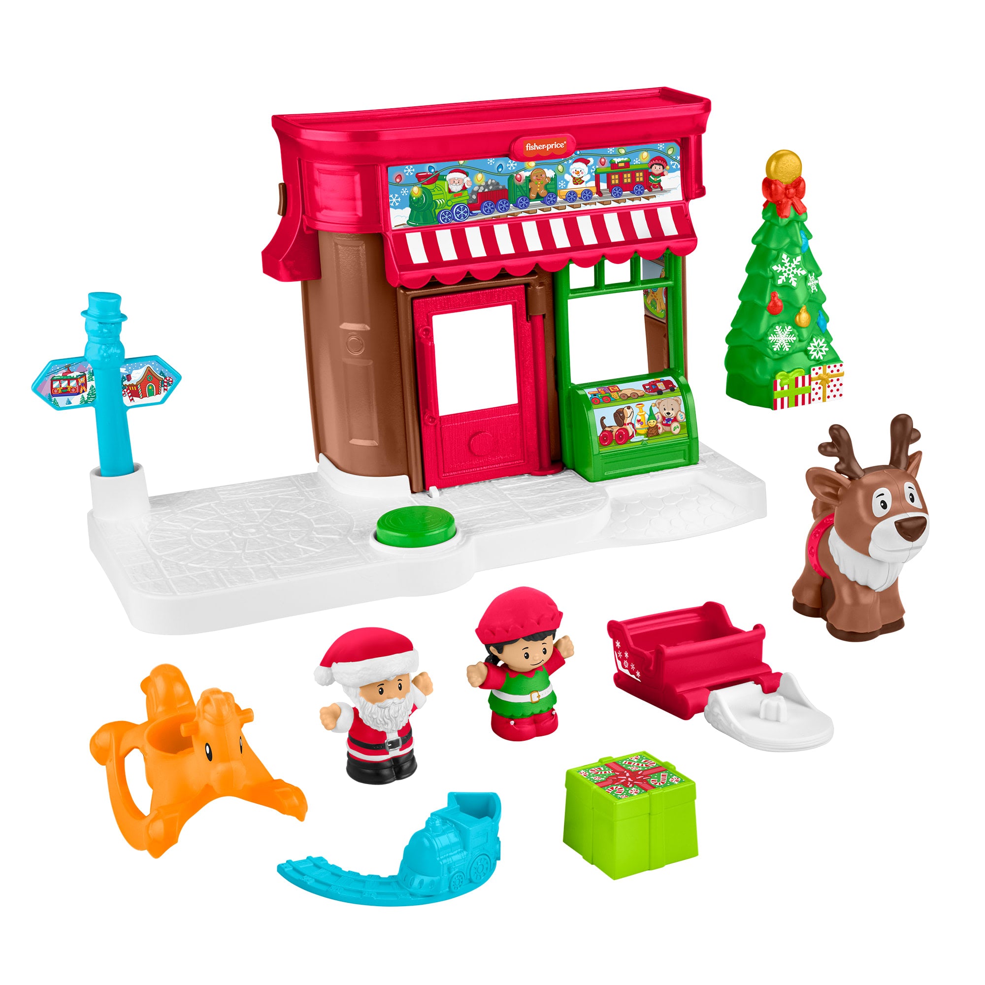Fisher-Price Little People Christmas Wonderland Gift Set. Playset With Figures For Toddlers