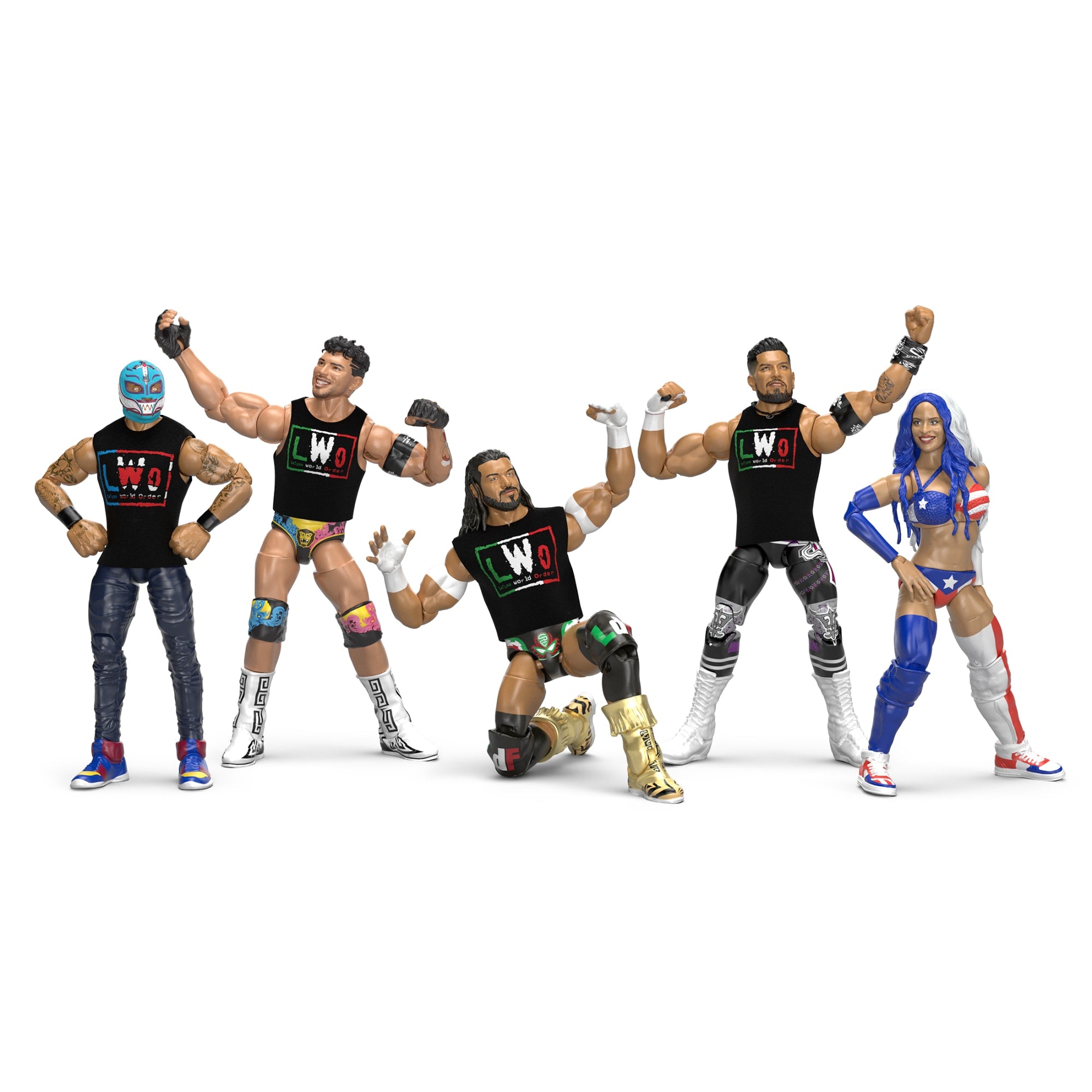WWE Elite Collection Latino World Order (LWO) 5-Pack - Image 2