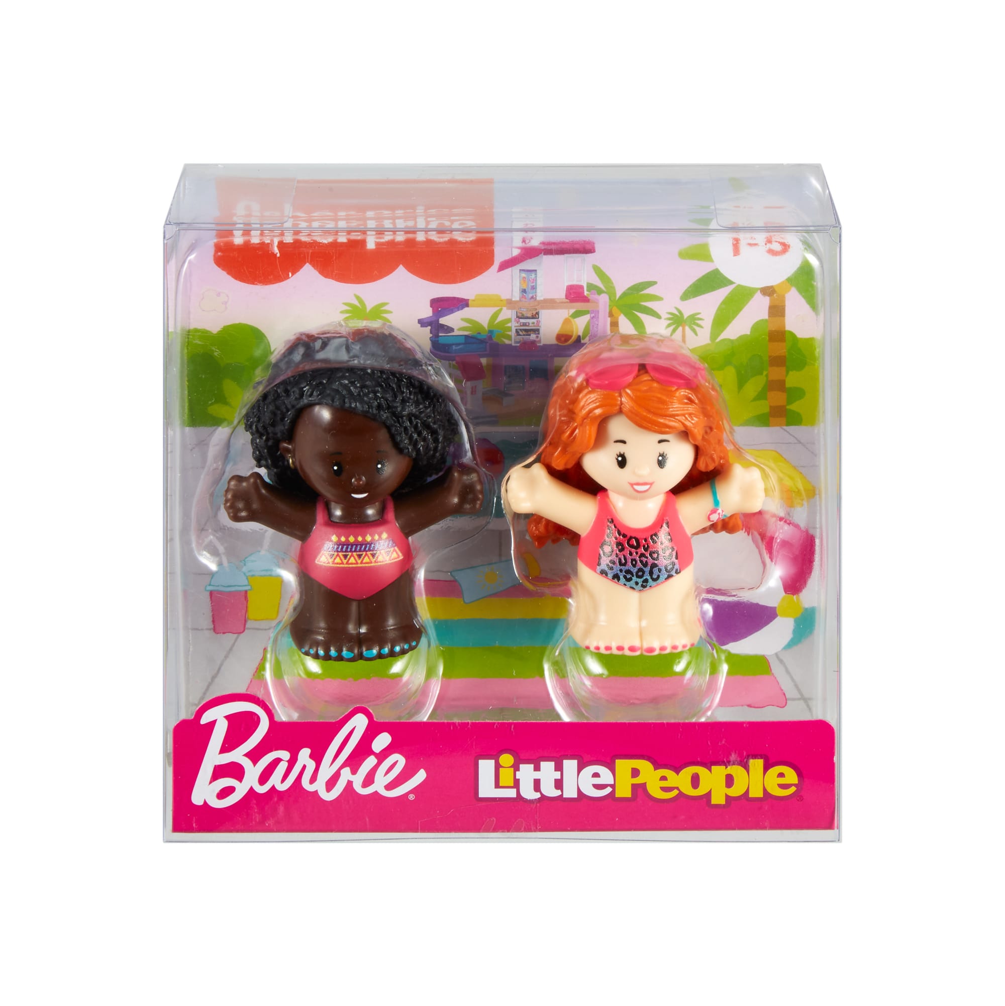 Little People Barbie Coffret Figurines Baignade 2 Jouets - Image 6