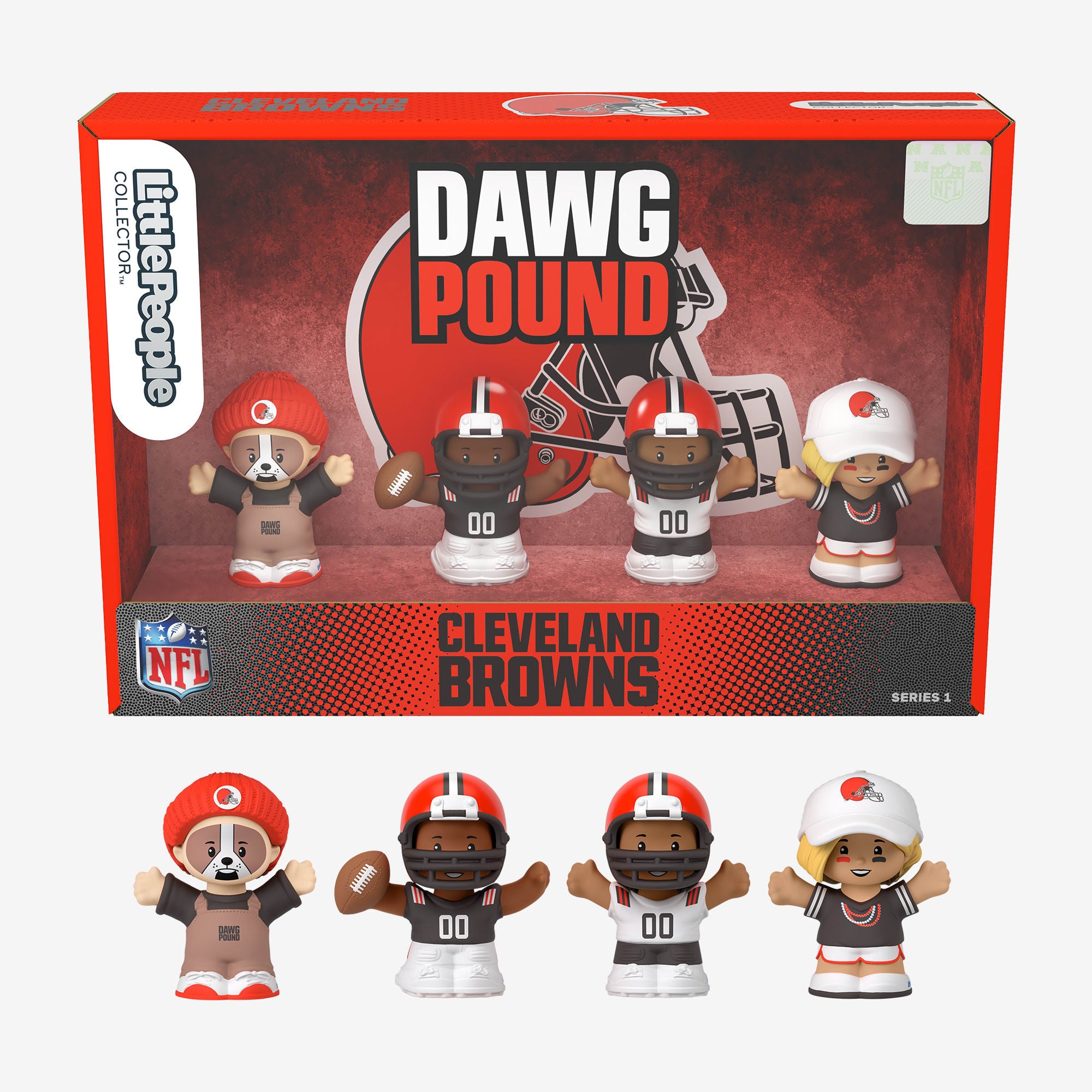 Little People Collector x NFL Cleveland Browns Set - Image 3