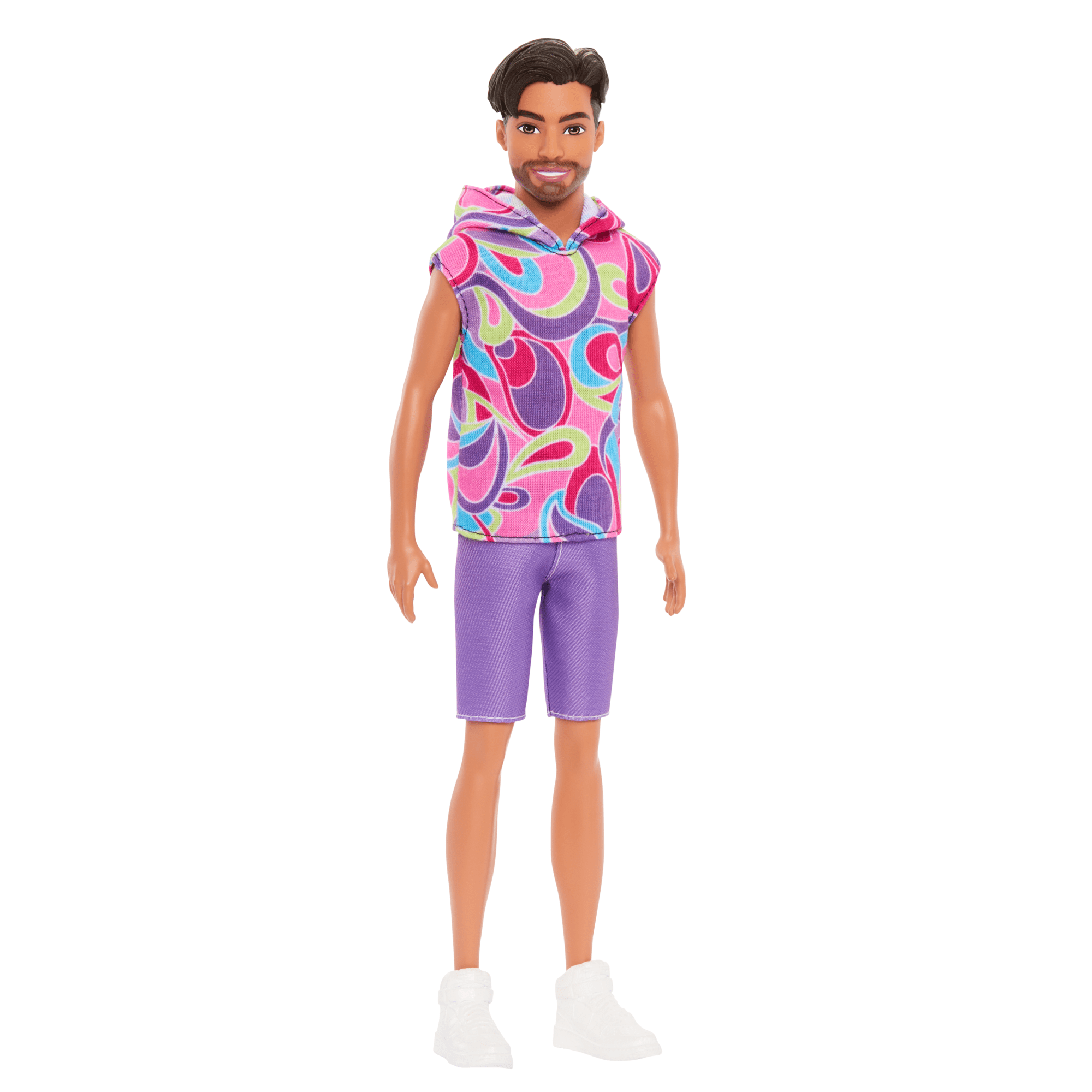 Barbie Fashionistas Ken Doll #227. Brunette Fashion Doll With Totally Hair-Inspired Look. 65th Anniversary