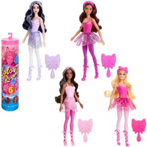 Barbie Color Reveal Ballerina Series Doll & Accessories. 6 Balletcore-inspired Surprises