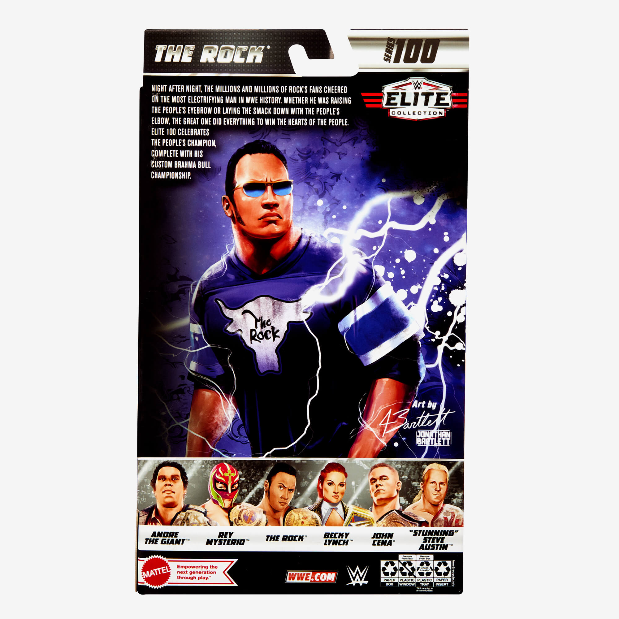 WWE Elite Collection The Rock Action Figure - Image 5