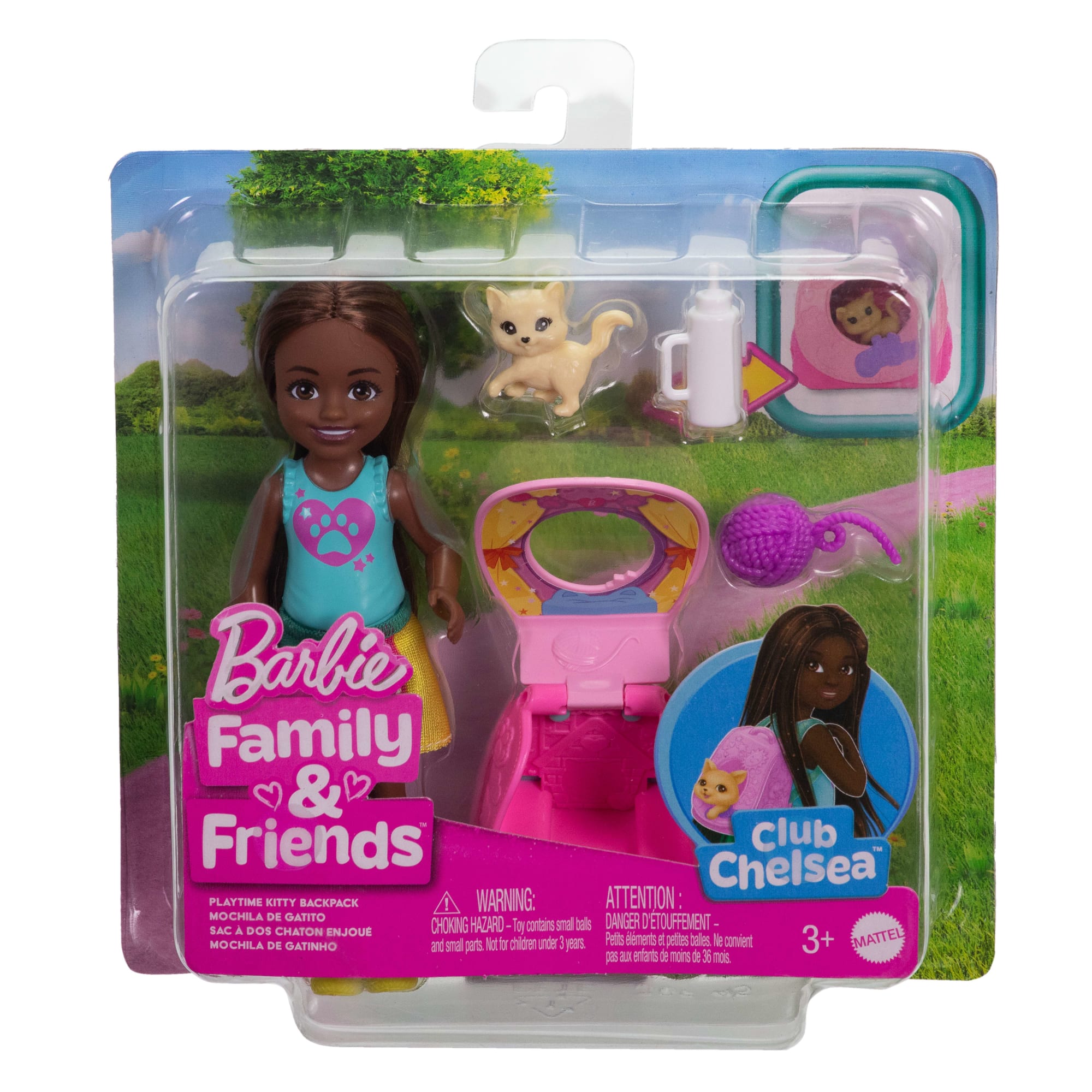 Barbie Family & Friends Chelsea Playtime Kitty Backpack Doll And Accessories. Backpack With Kitten Play Piece - Image 6
