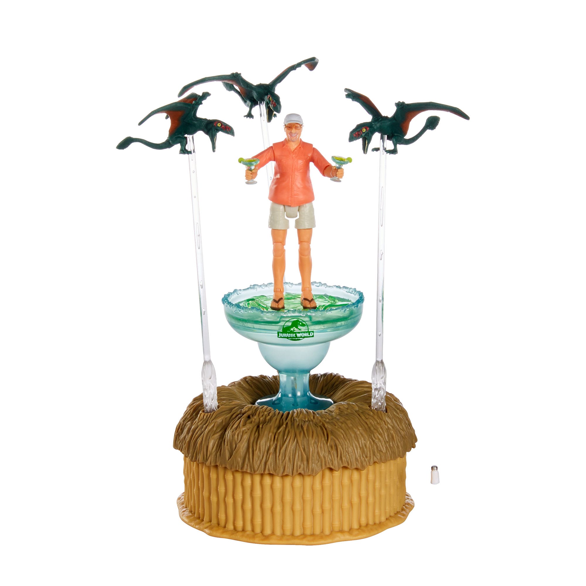 Jurassic World Hammond Collection Bubbles Up Jimmy Buffett Figure - Image 7