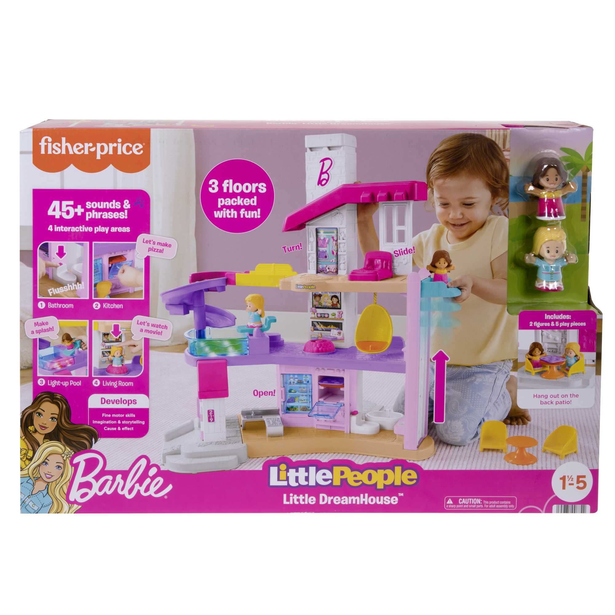 Barbie Little Dreamhouse By Little People - English & French Version - Image 6