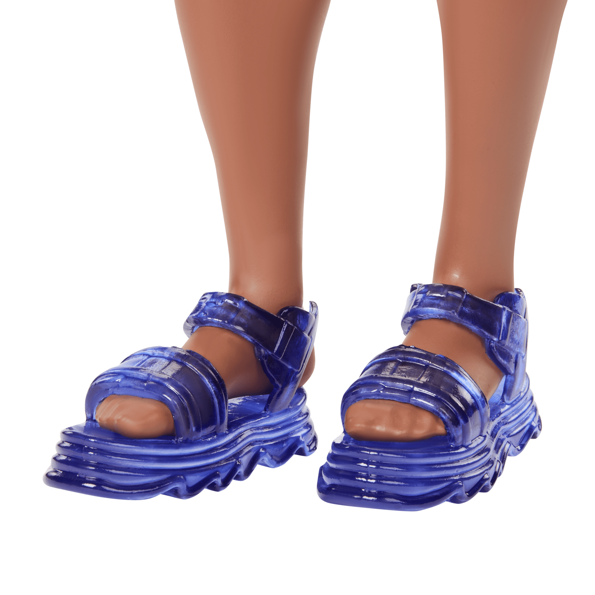 Barbie Fashionistas Ken Doll #220 With Hearing AIds Wearing An Orange Shirt & Jelly Shoes - Image 4
