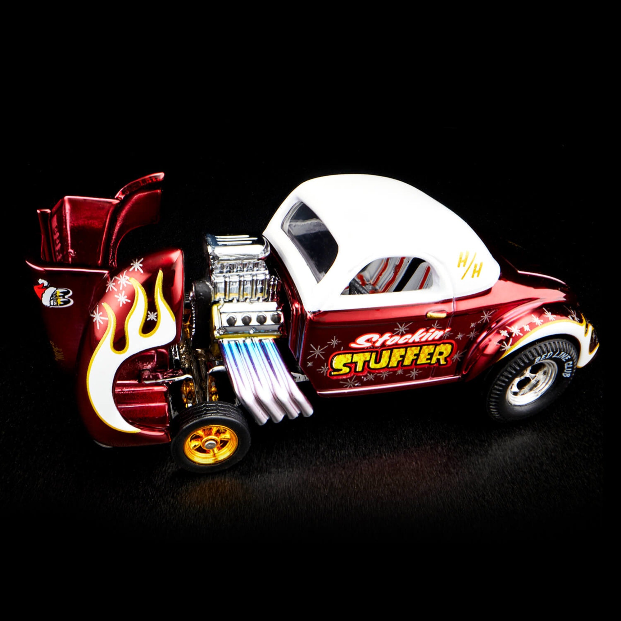 Hot Wheels RLC Exclusive '41 Willys Gasser Holiday Car - Image 8