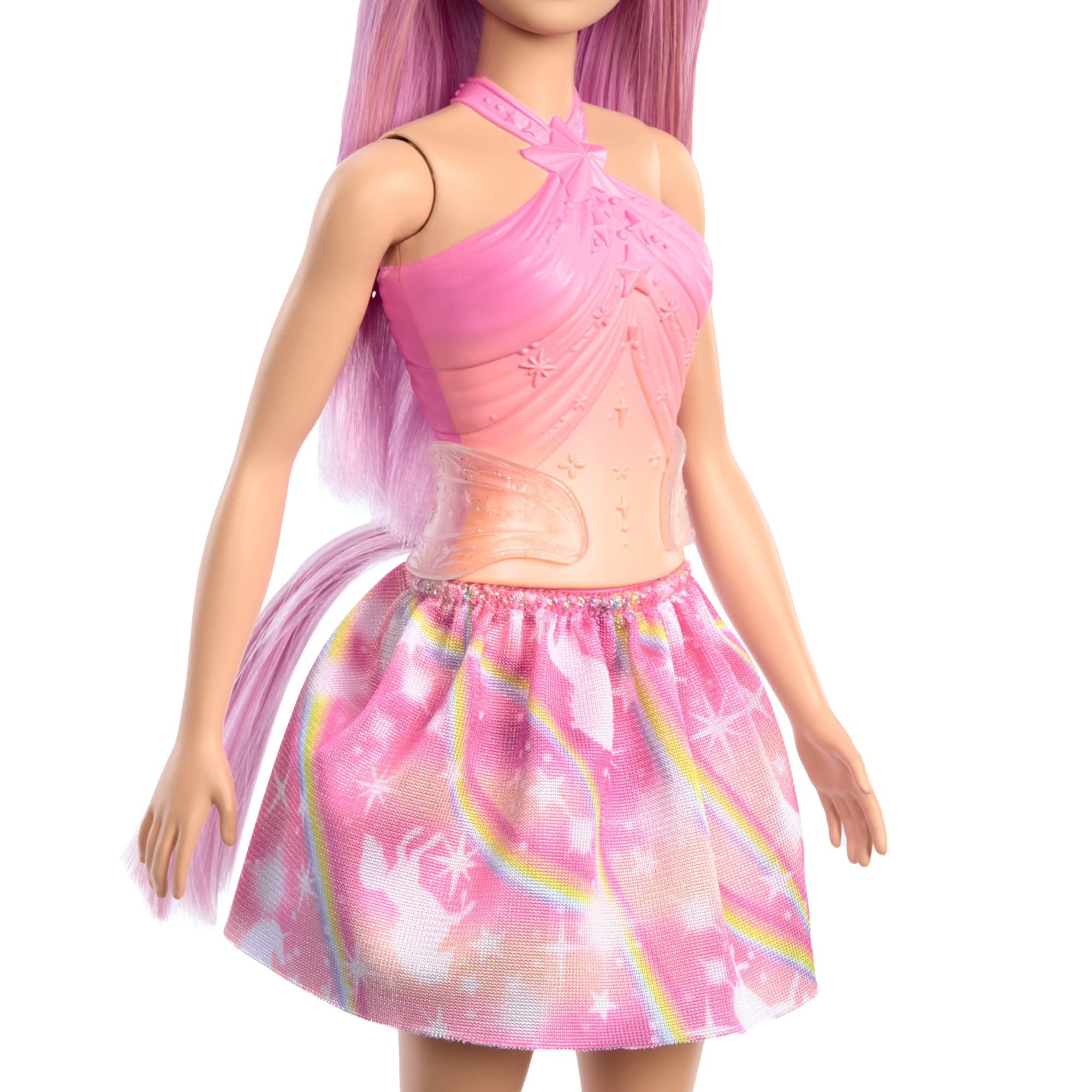 Barbie Fantasia Boneca Saia de Unicórnio de Sonho Rosa - Image 5