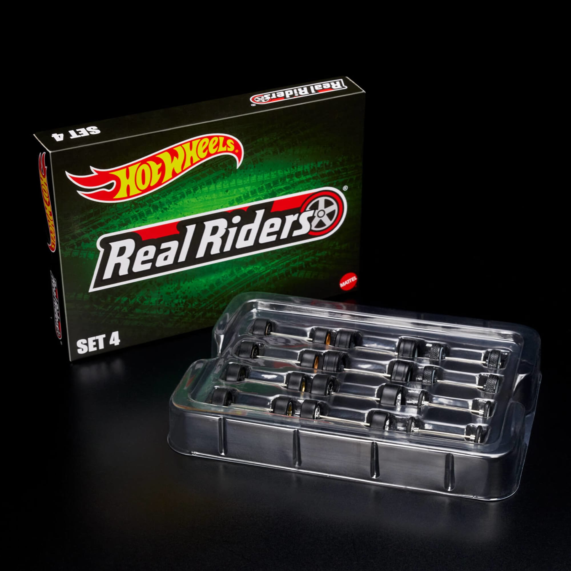 Hot Wheels RLC Exclusive Real Riders Wheels Pack – Set 4 - Image 4