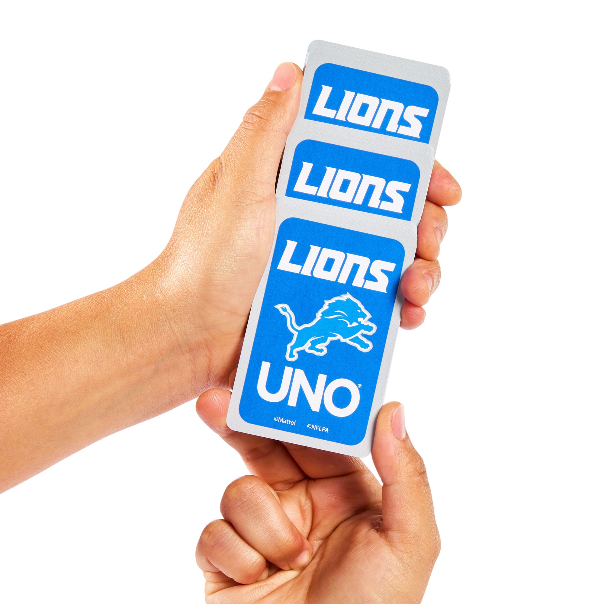 UNO Fandom NFL Detroit Lions Game Deck - Image 6