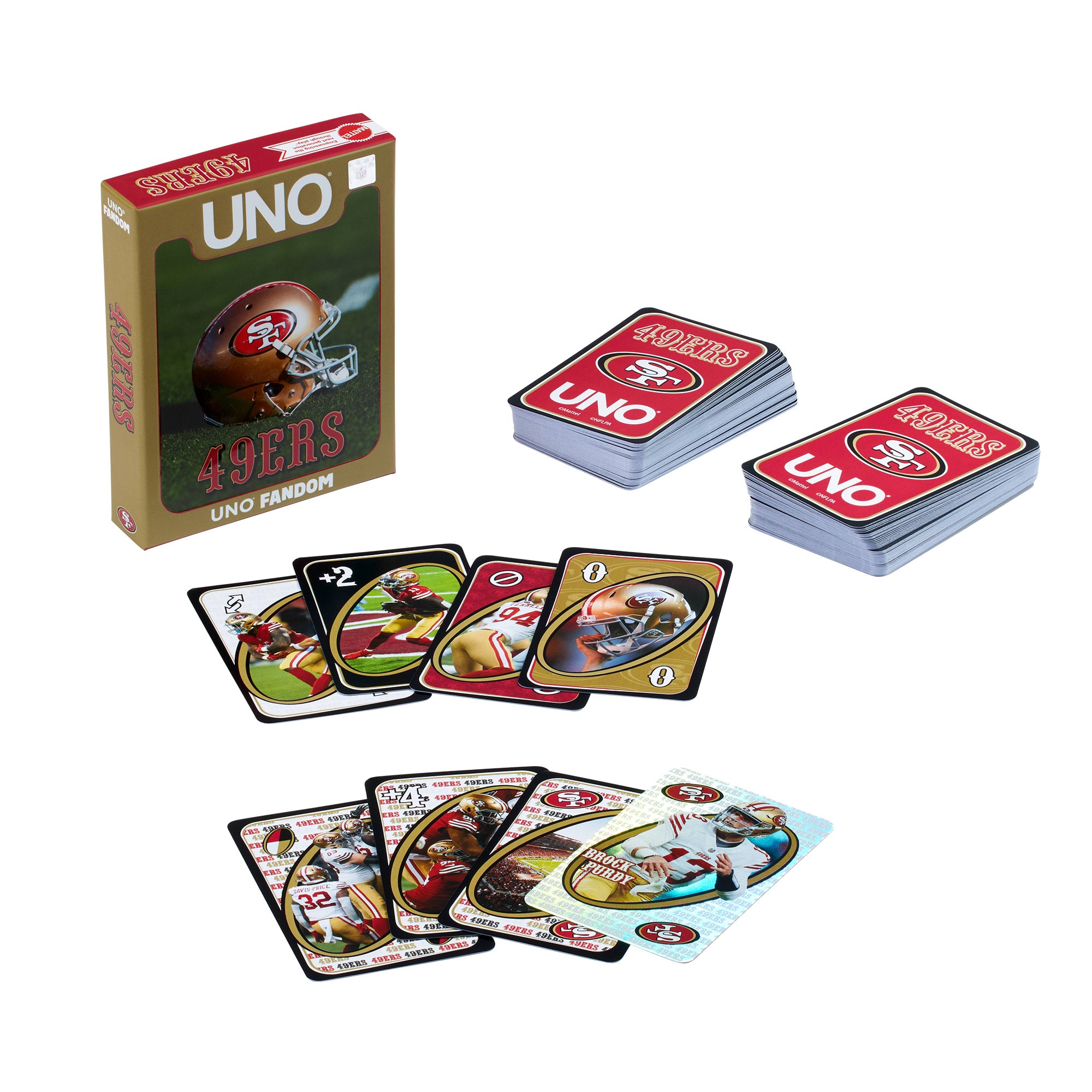 UNO Fandom NFL San Francisco 49ers Game Deck - Image 2