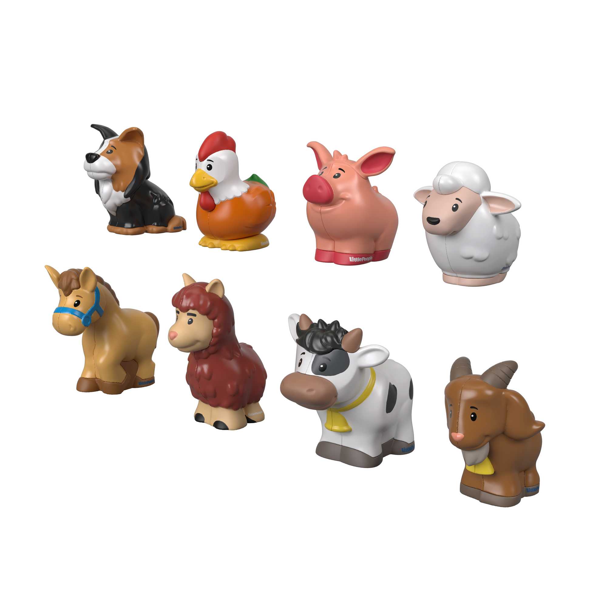Fisher-Price Little People Farm Animal Friends 8-Piece Figure Set For Toddlers - Image 3