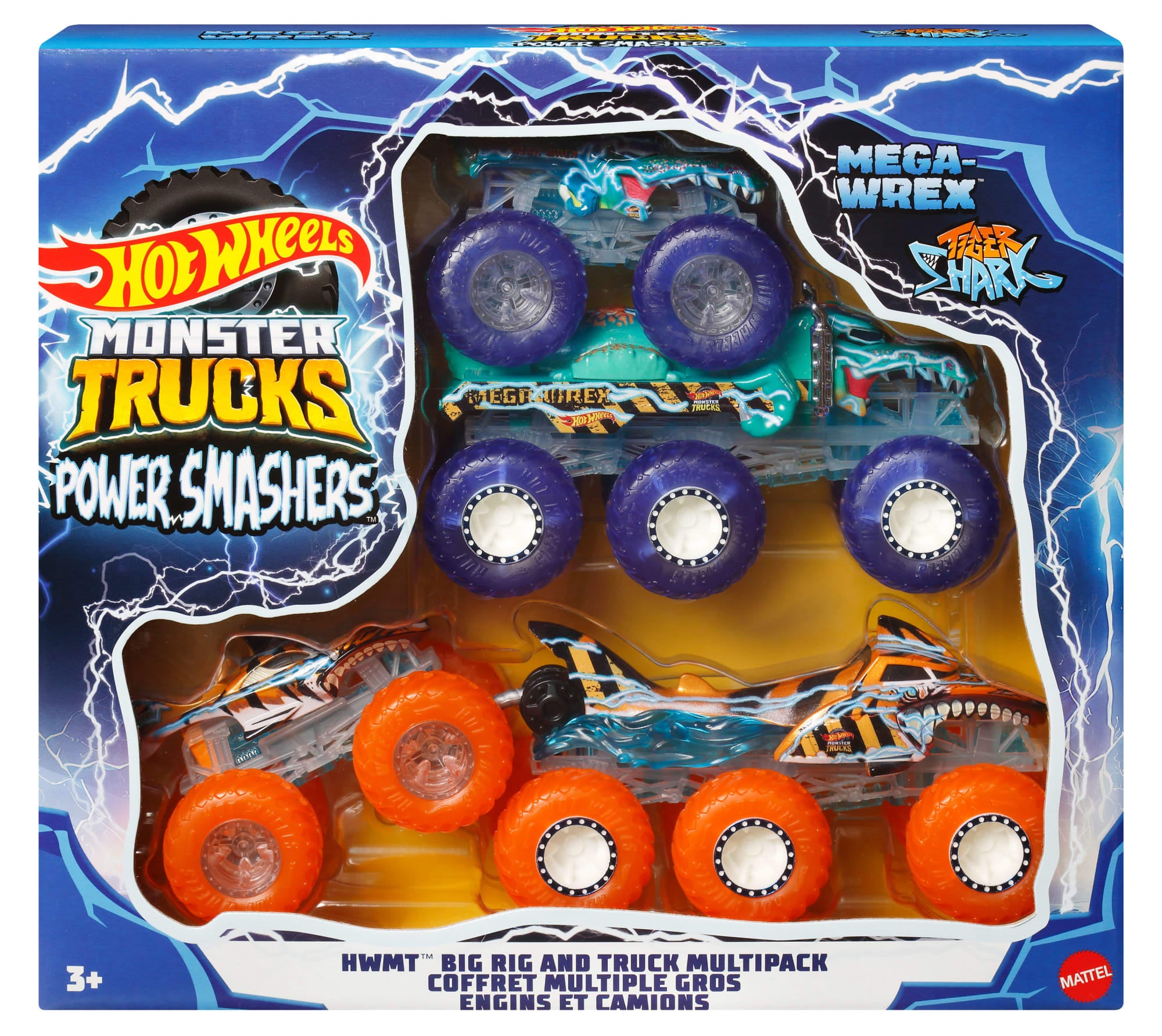 Hot Wheels-Gros Camion Monster Trucks Power Smashers-Coffret - Image 6