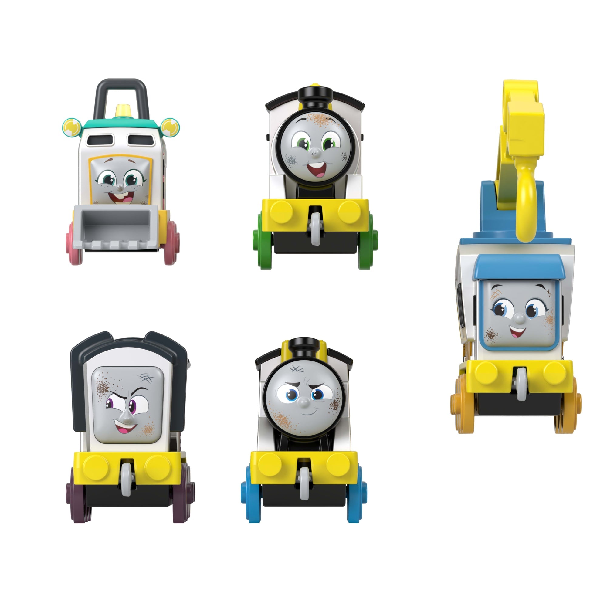 Thomas & Friends Construction Crew 5-Piece Diecast Metal Toy Train & Vehicle Set - Image 4