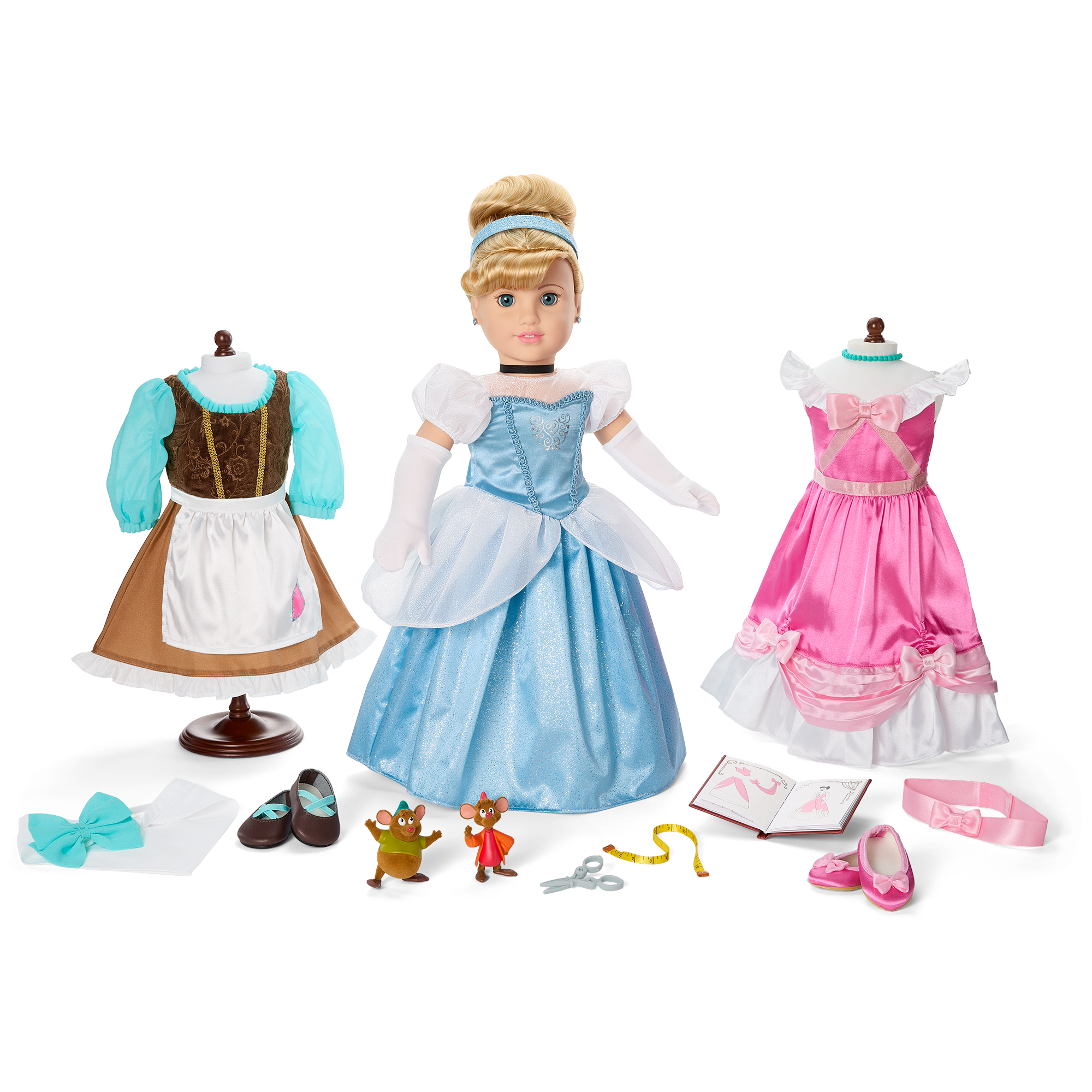 American Girl® Disney Princess Cinderella Doll Story Bundle