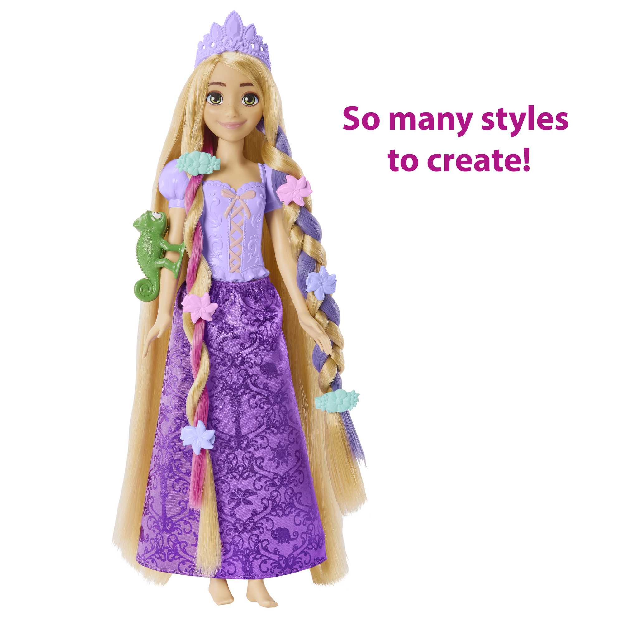 Disney Princess Toys. Rapunzel Fairy-Tale Hair™ Doll and Accessories - Image 5
