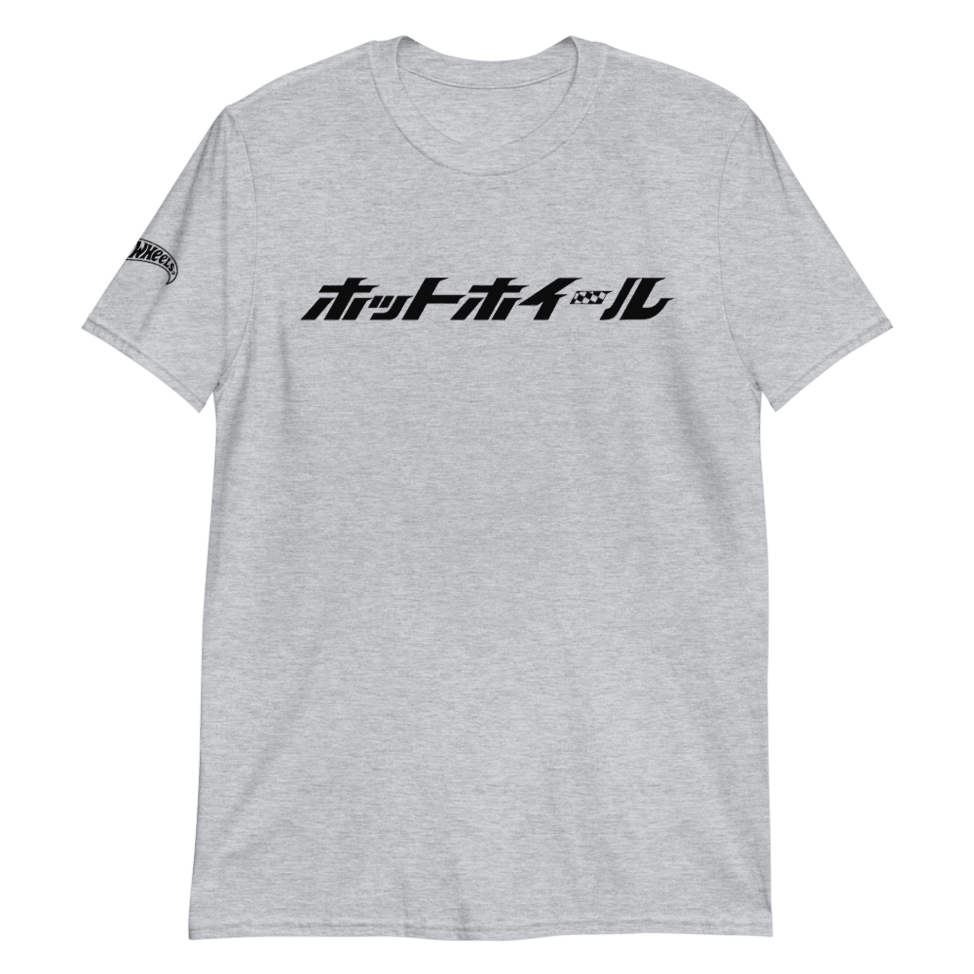 Hot Wheels Japanese Logo Short-Sleeve Sport Grey Unisex T-Shirt - Image 6