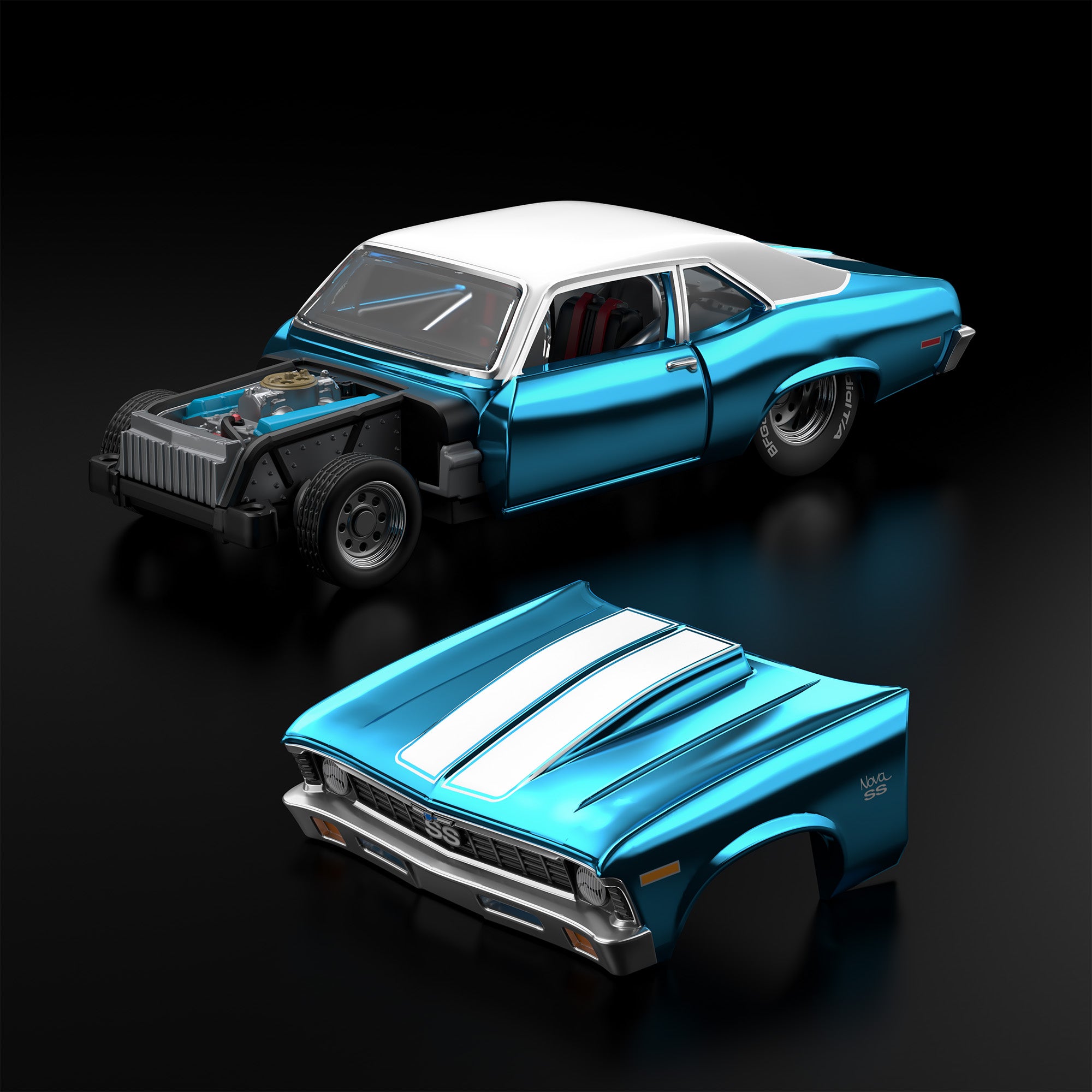 Hot Wheels RLC Exclusive sELECTIONs 1972 Chevy Nova SS - Image 2