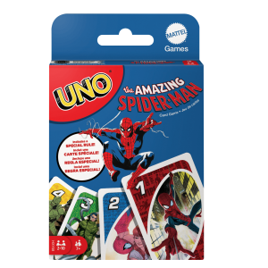 UNO The Amazing Spider-Man Card Game For Kids. Adults & Family Night Inspired By Marvel Comic Book Series