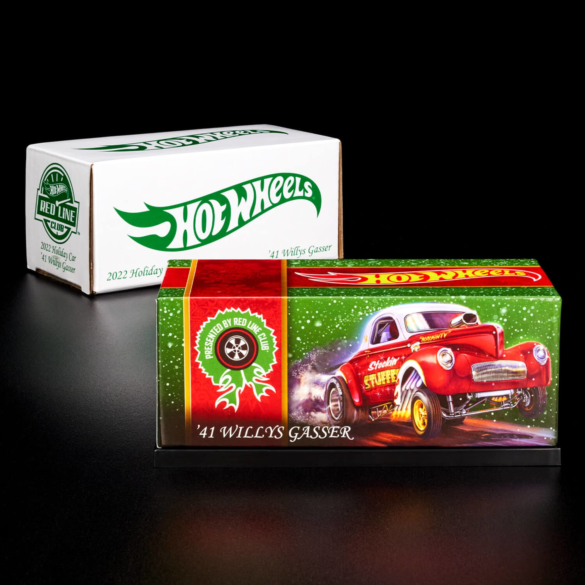 Hot Wheels RLC Exclusive '41 Willys Gasser Holiday Car - Image 10