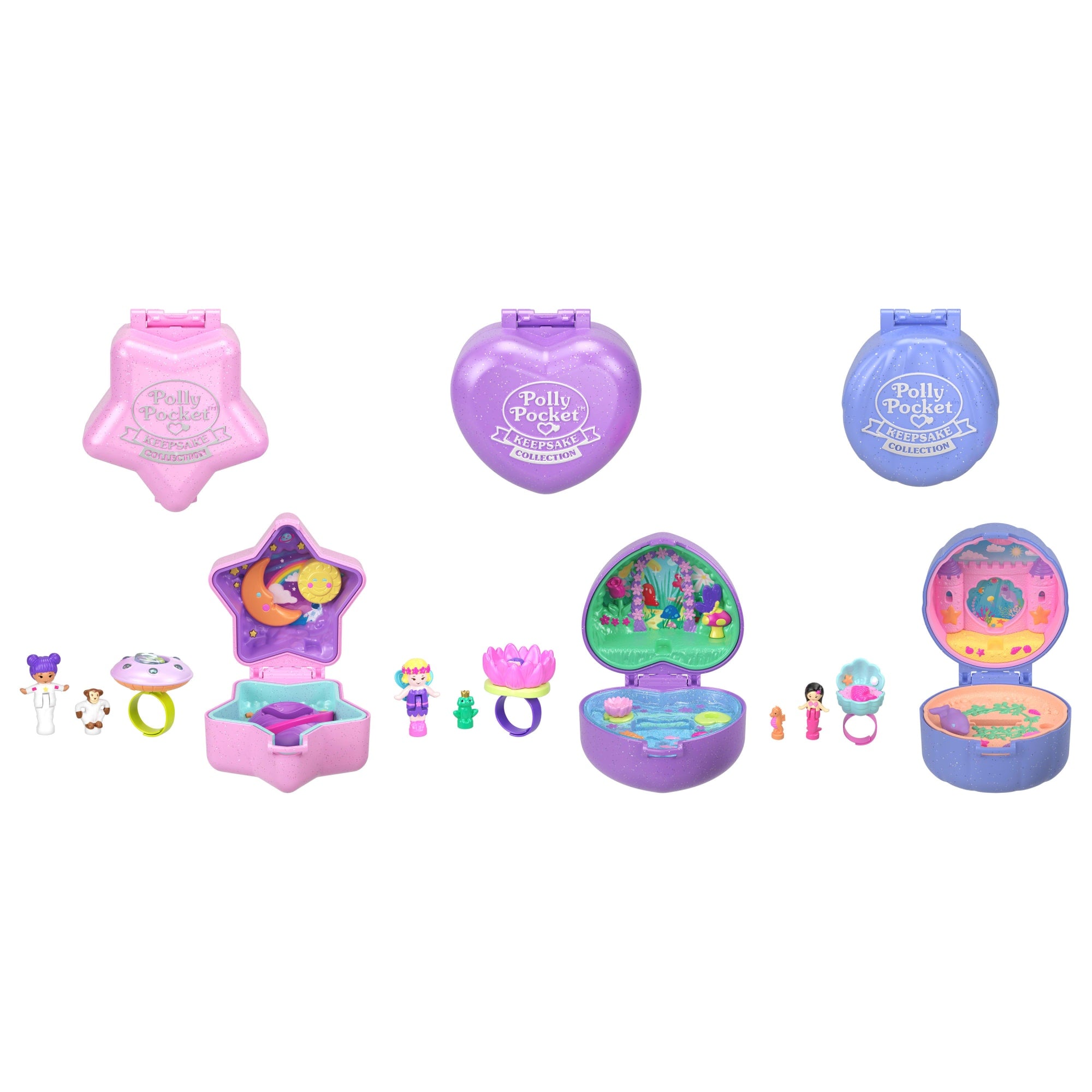 Polly Pocket Collector. Heritage Ring Box 3 Pack - Image 4