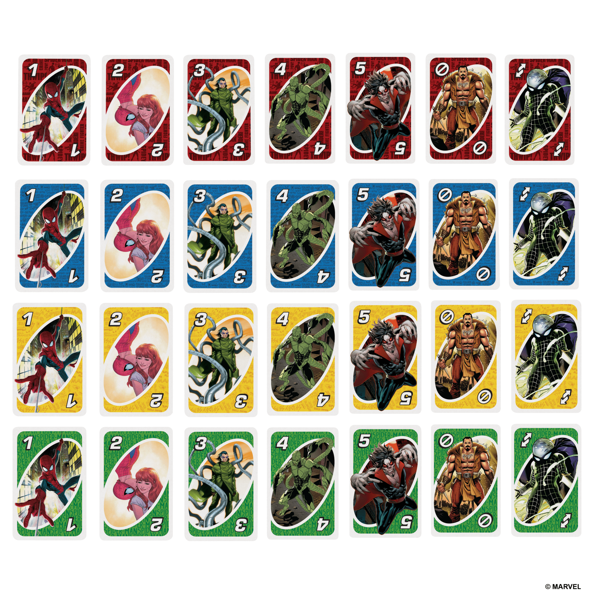 UNO The Amazing Spider-Man Card Game For Kids. Adults & Family Night inspired By Marvel Comic Book Series - Image 5
