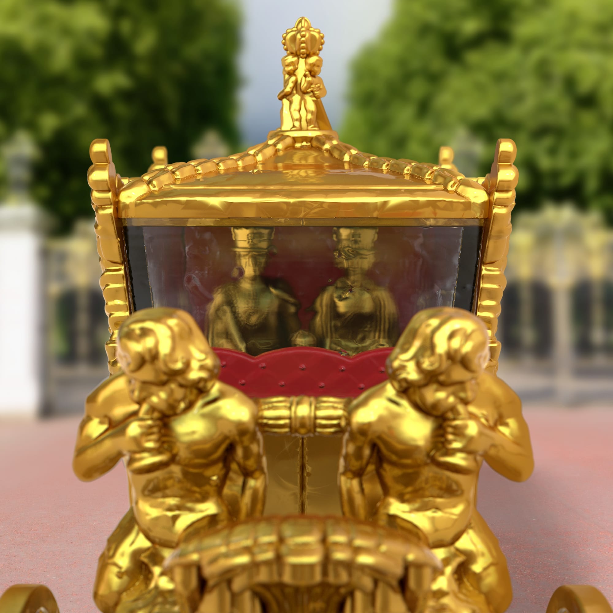 Matchbox Collectors Coronation Gold State Coach - Image 2