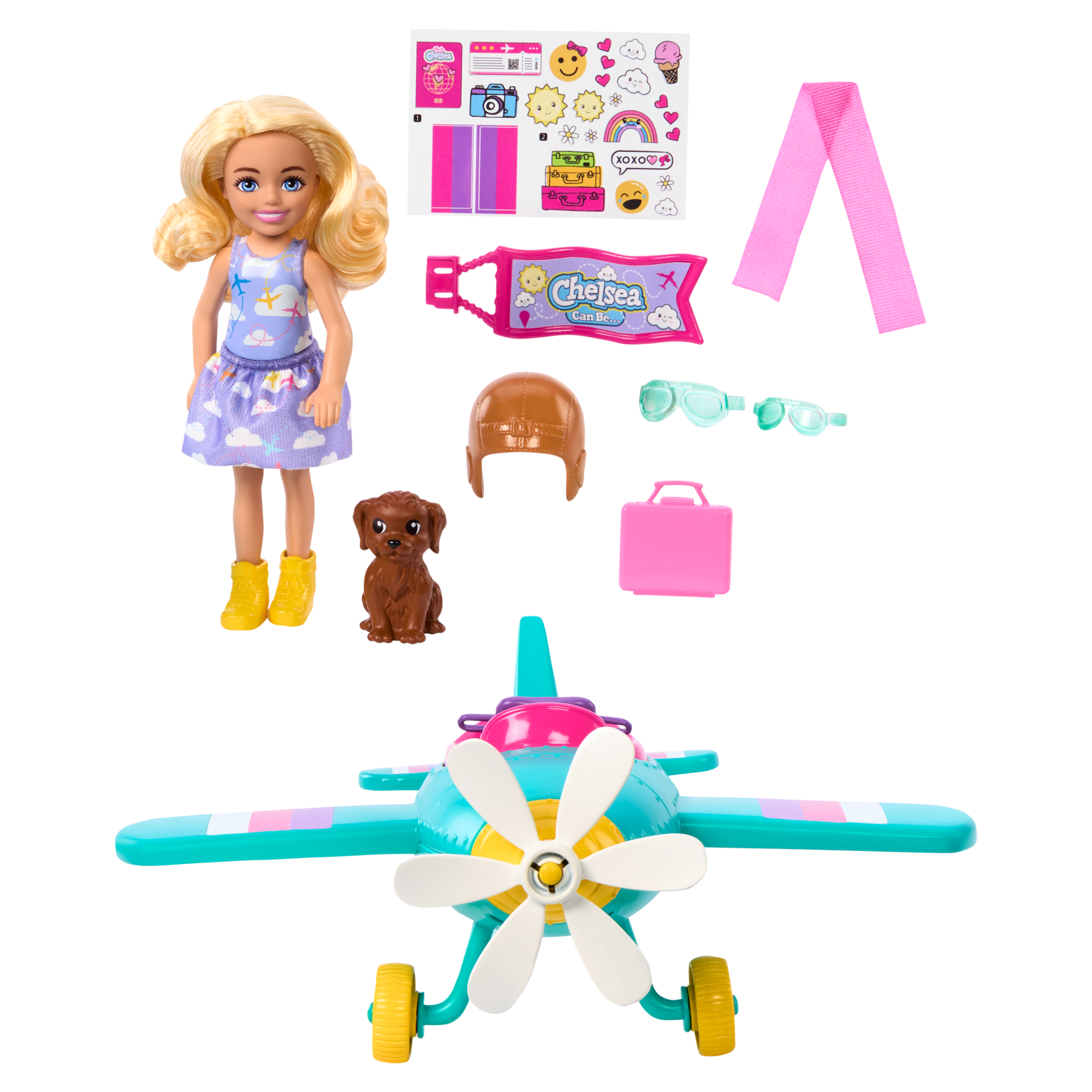 Barbie-Chelsea Can Be…-Avion et Poupée-Coffret Avec Accessoires - Image 4
