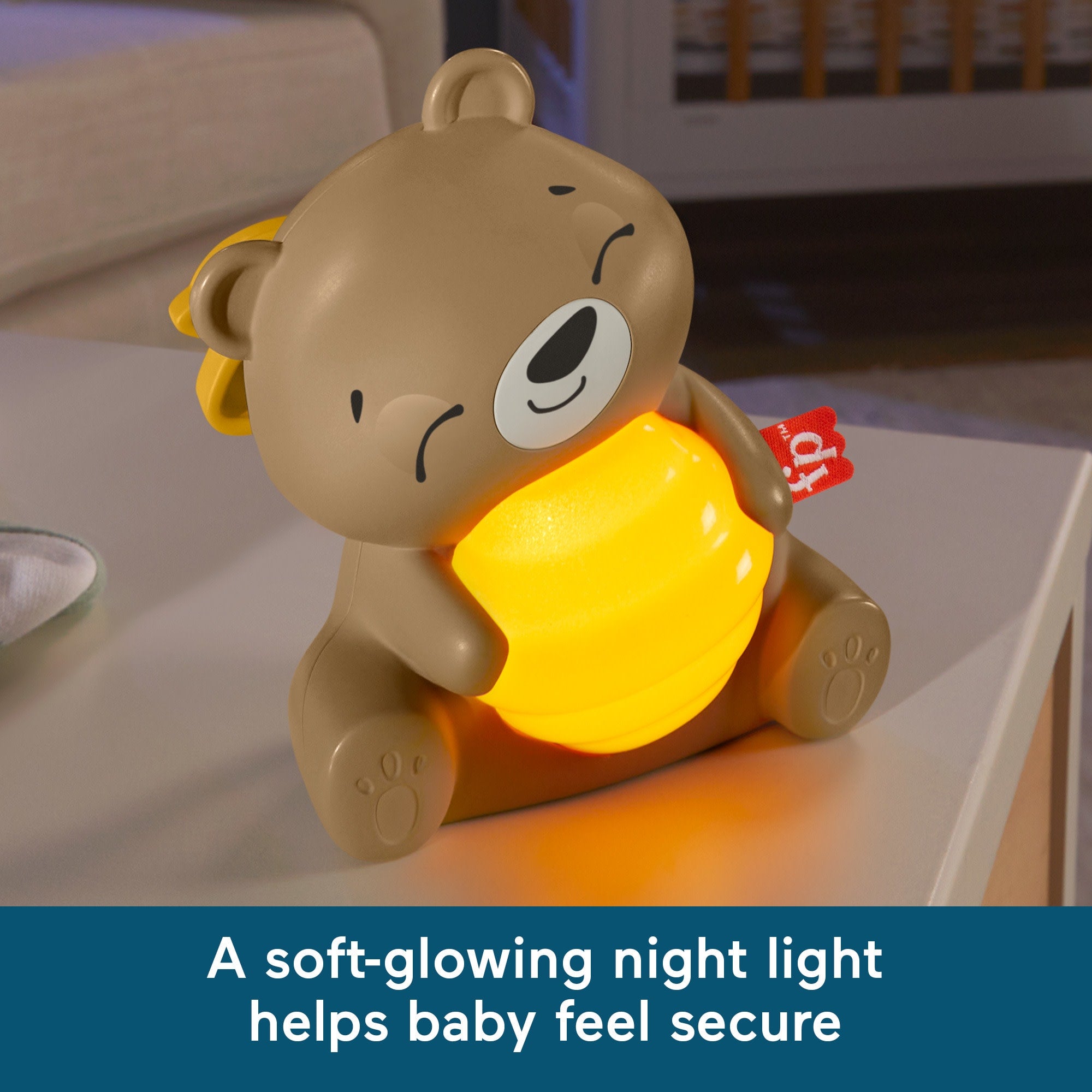 Fisher Price Beary Soothing Portable Baby Sound Machine With Customizable Timer For Newborns - Image 5