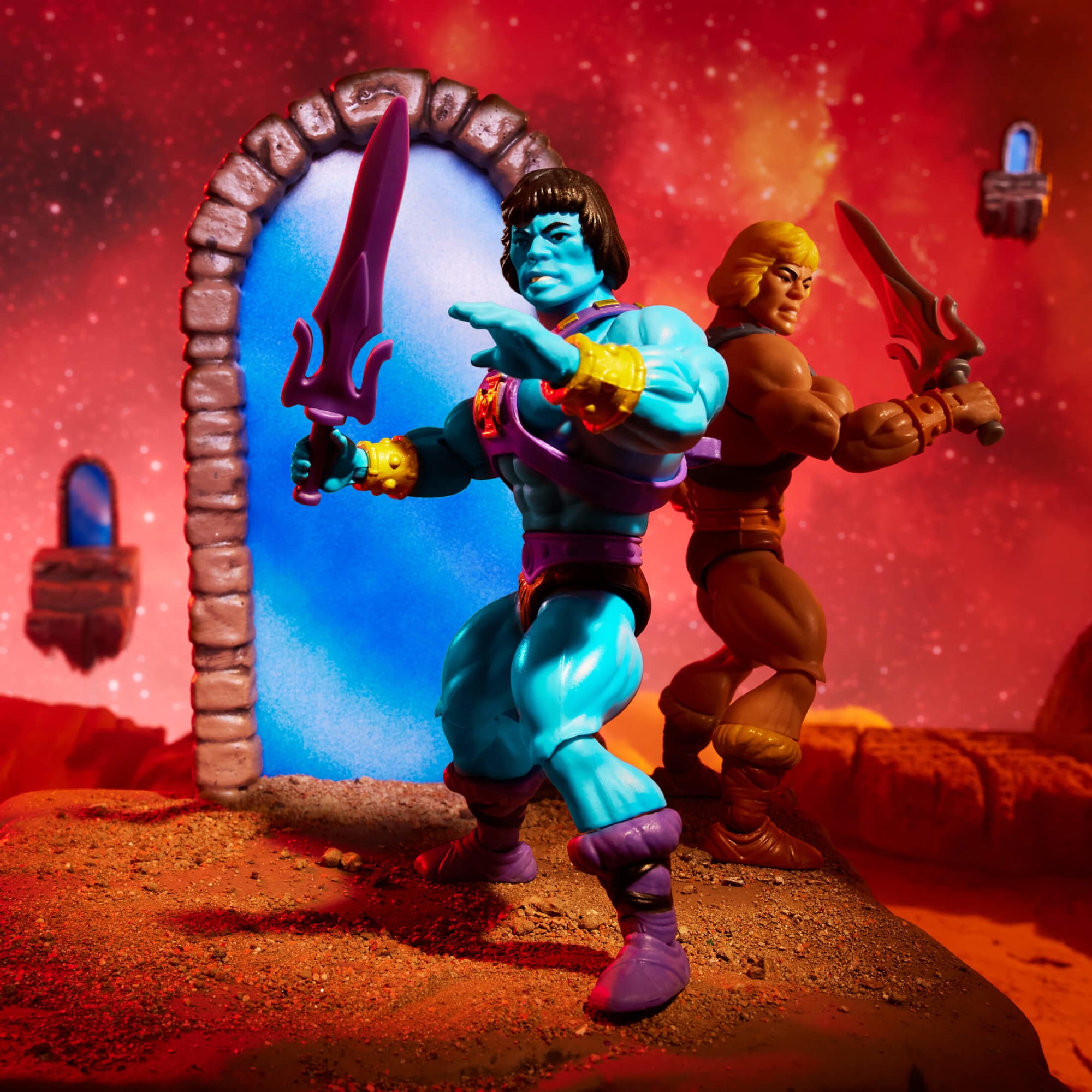 Masters of the Universe Origins He-Skeletor Figure - Image 5