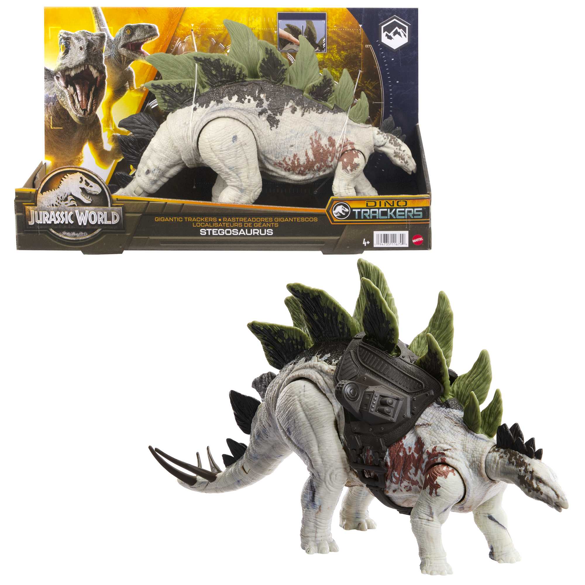 Jurassic World Dinossauro de Brinquedo Rastreadores Gigantes - Image 6