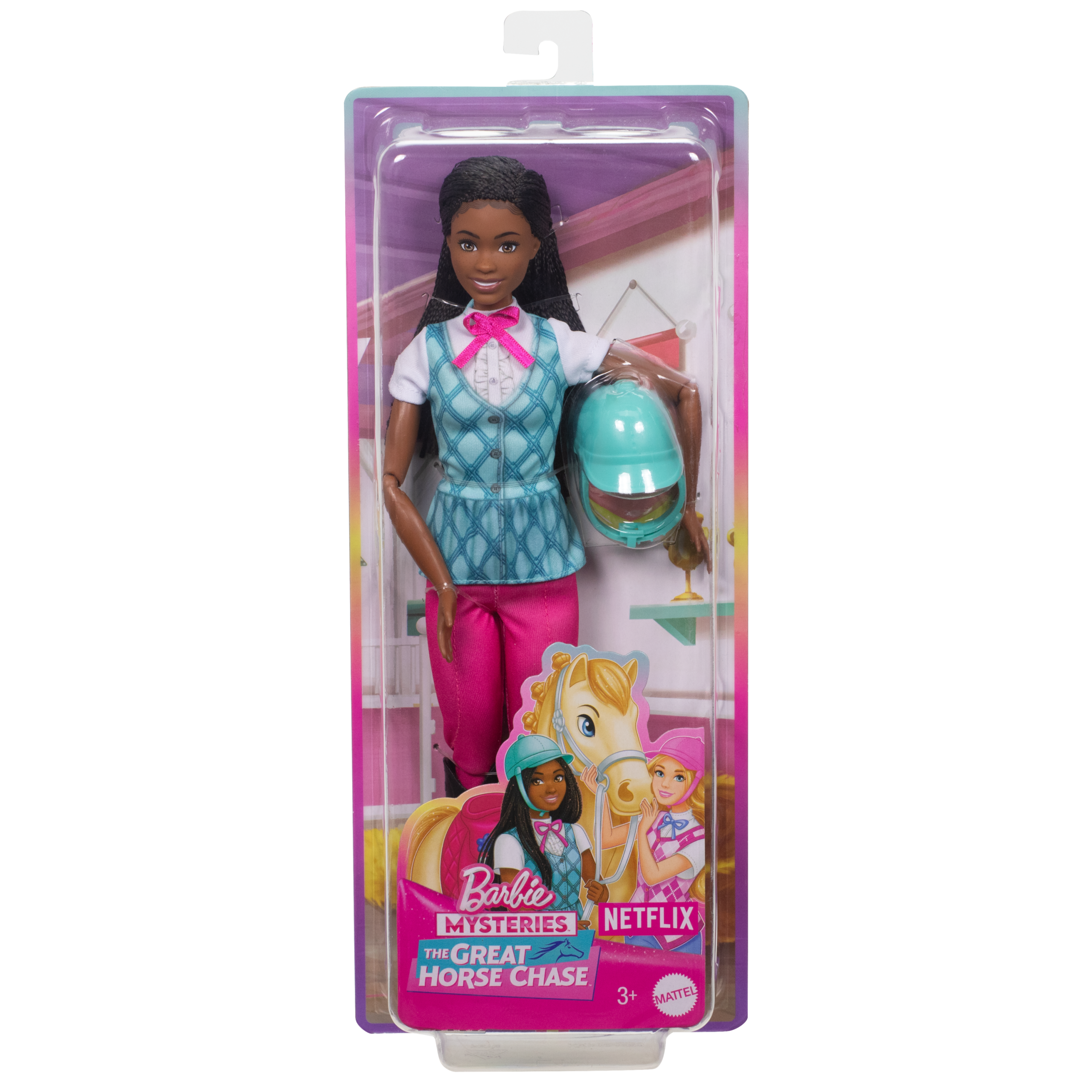 Barbie Mysteries: The Great Horse Chase Barbie Brooklyn Doll With Riding Clothes & Accessories - Image 4