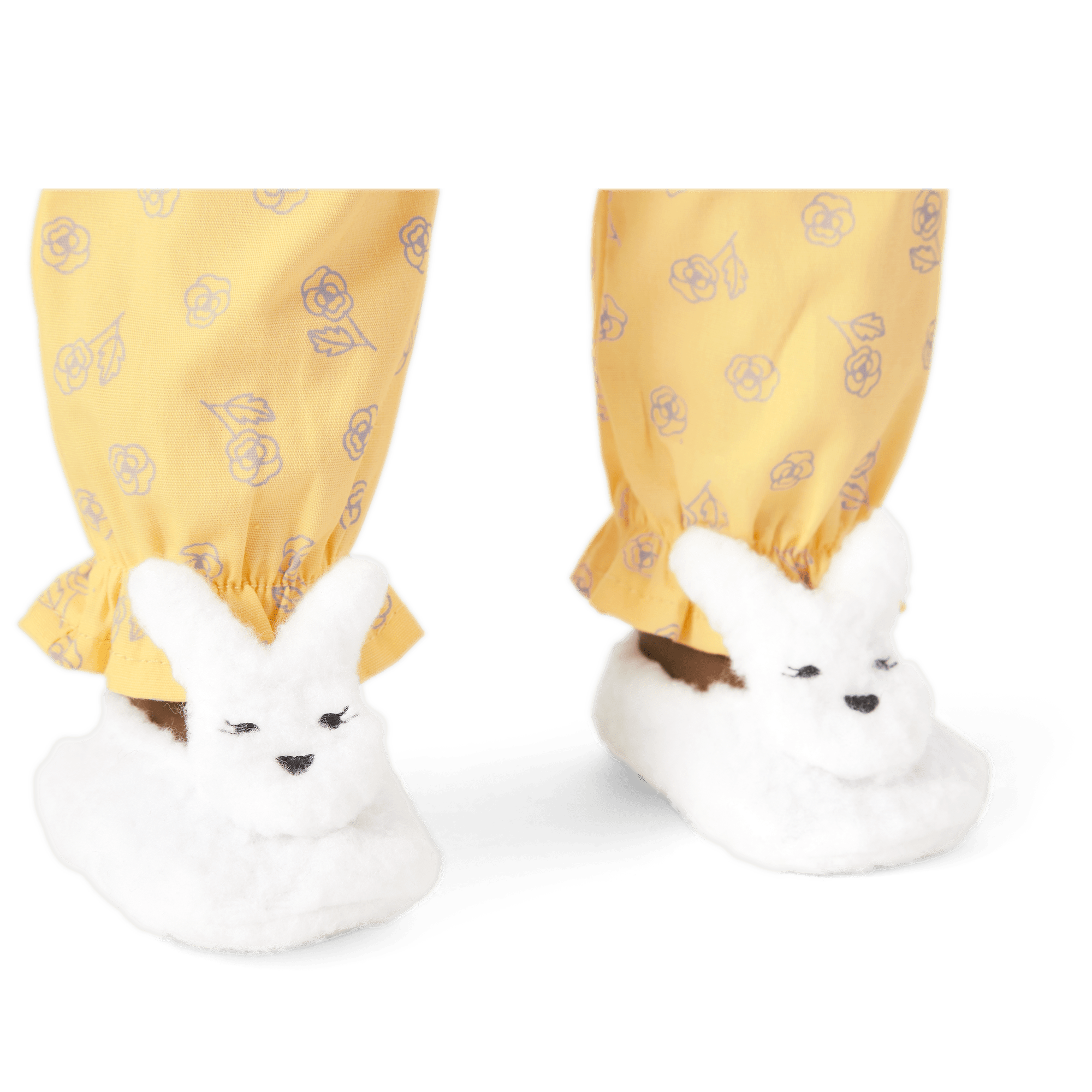 Claudie's™ Yellow Bloom Pajamas for 18-inch Dolls (Historical Characters) - Image 6